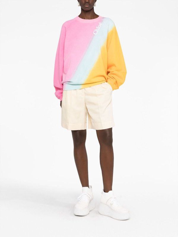 Chloe o1loc1c0425 CHC23 Sweatshirt in Multicolor Size S / US 4 / IT 40 - 6 Thumbnail