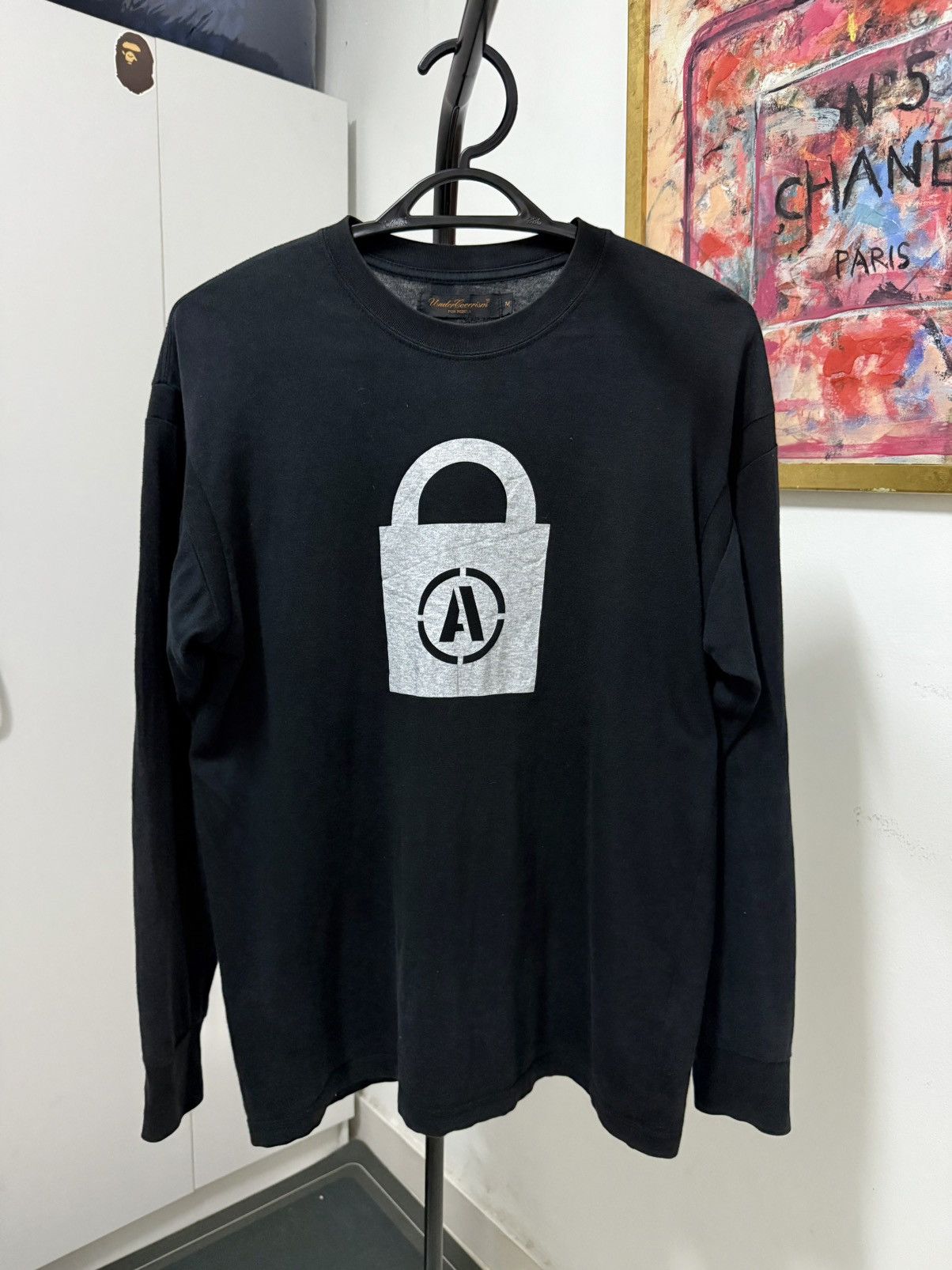Undercover Aw03 "paper Doll" Anarchy pad Lock Long Sleeve tee Size US M / EU 48-50 / 2 - 1 Thumbnail