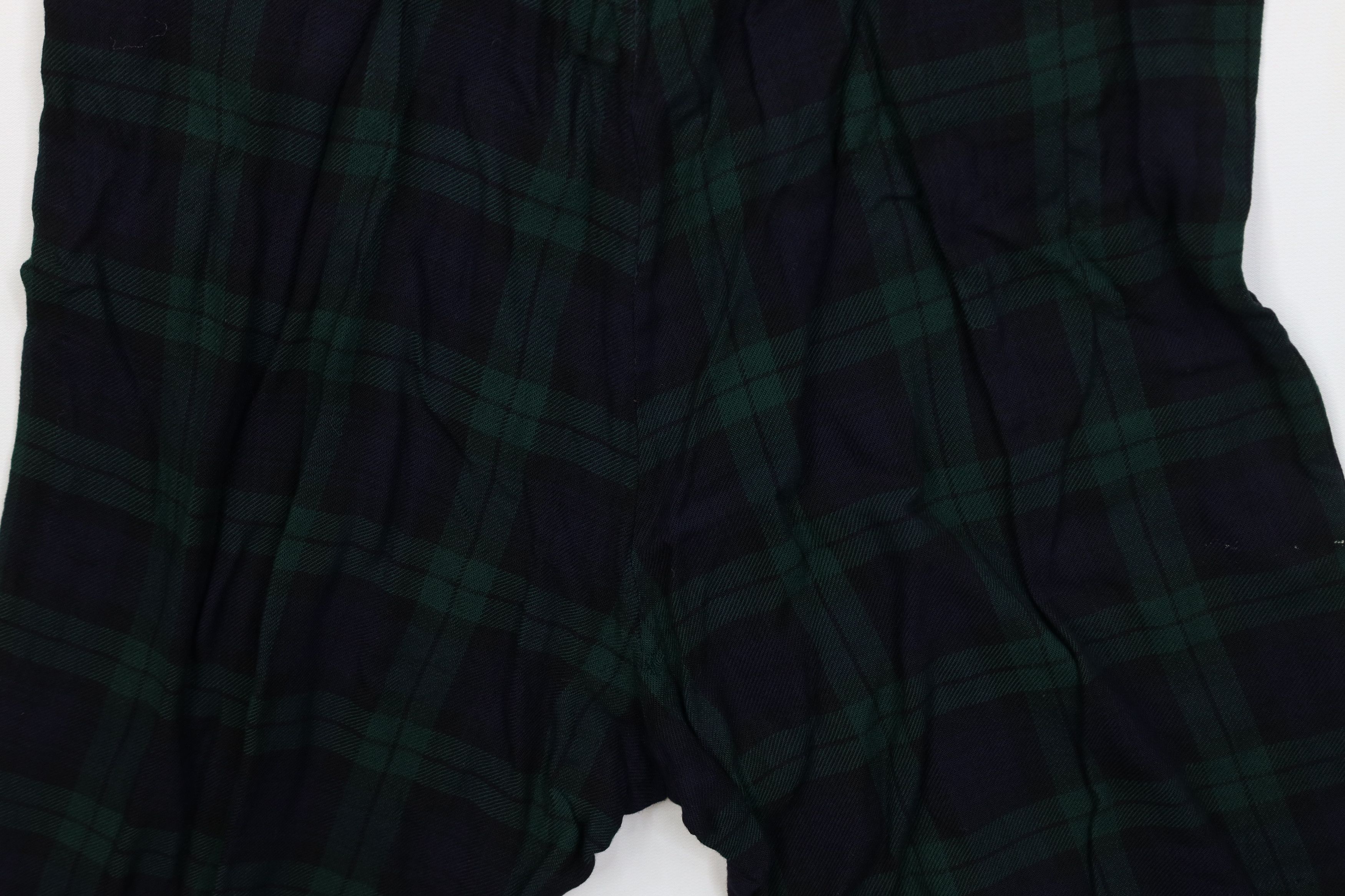 Vintage Vintage 50s Streetwear Rayon Gabardine Knit Shorts Plaid USA Size 26" / US 2 / IT 38 - 10 Thumbnail