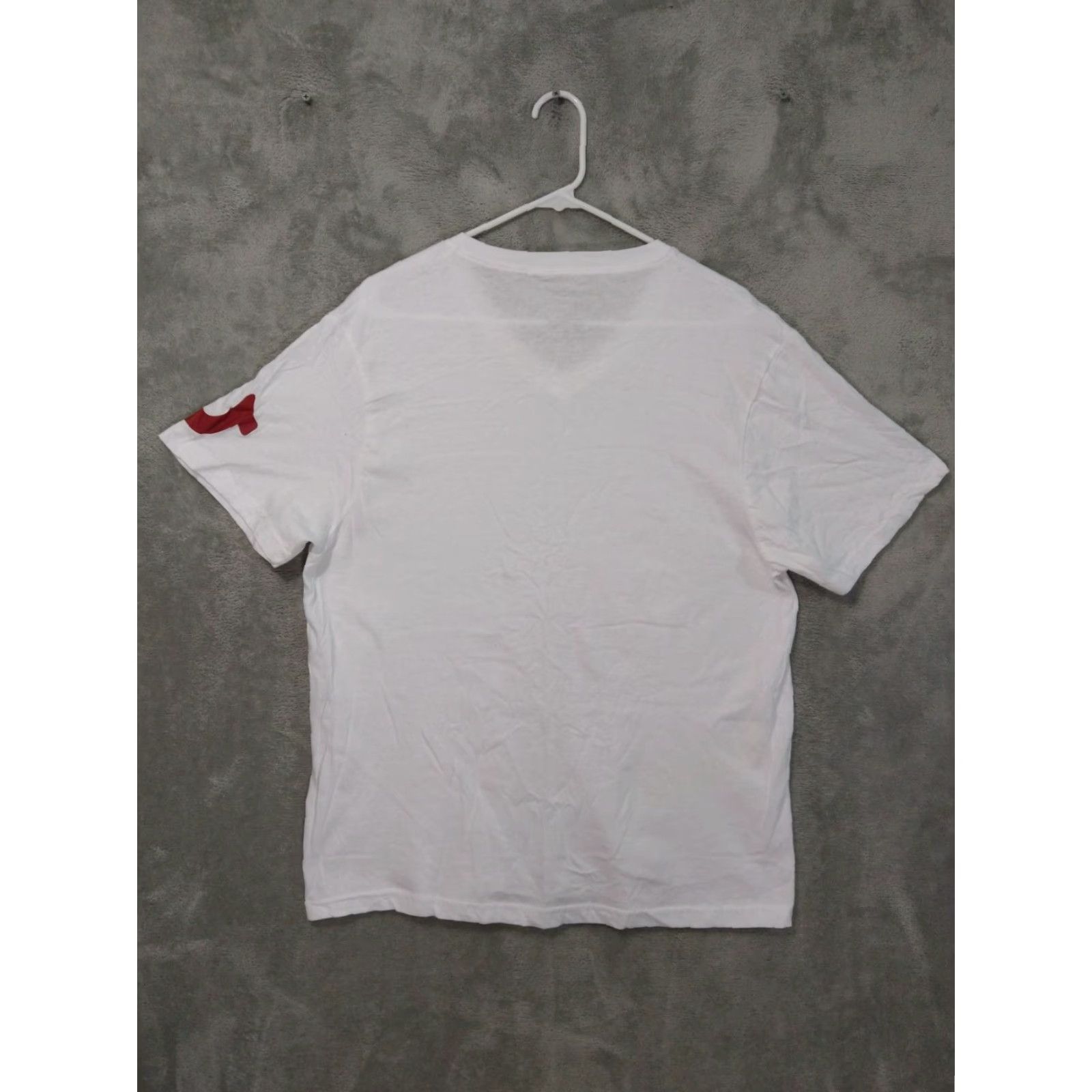 True Religion VINTAGE True Religion Shirt Mens Large White Short Sleeve V Neck Cotton Logo Casual Size US L / EU 52-54 / 3 - 2 Thumbnail