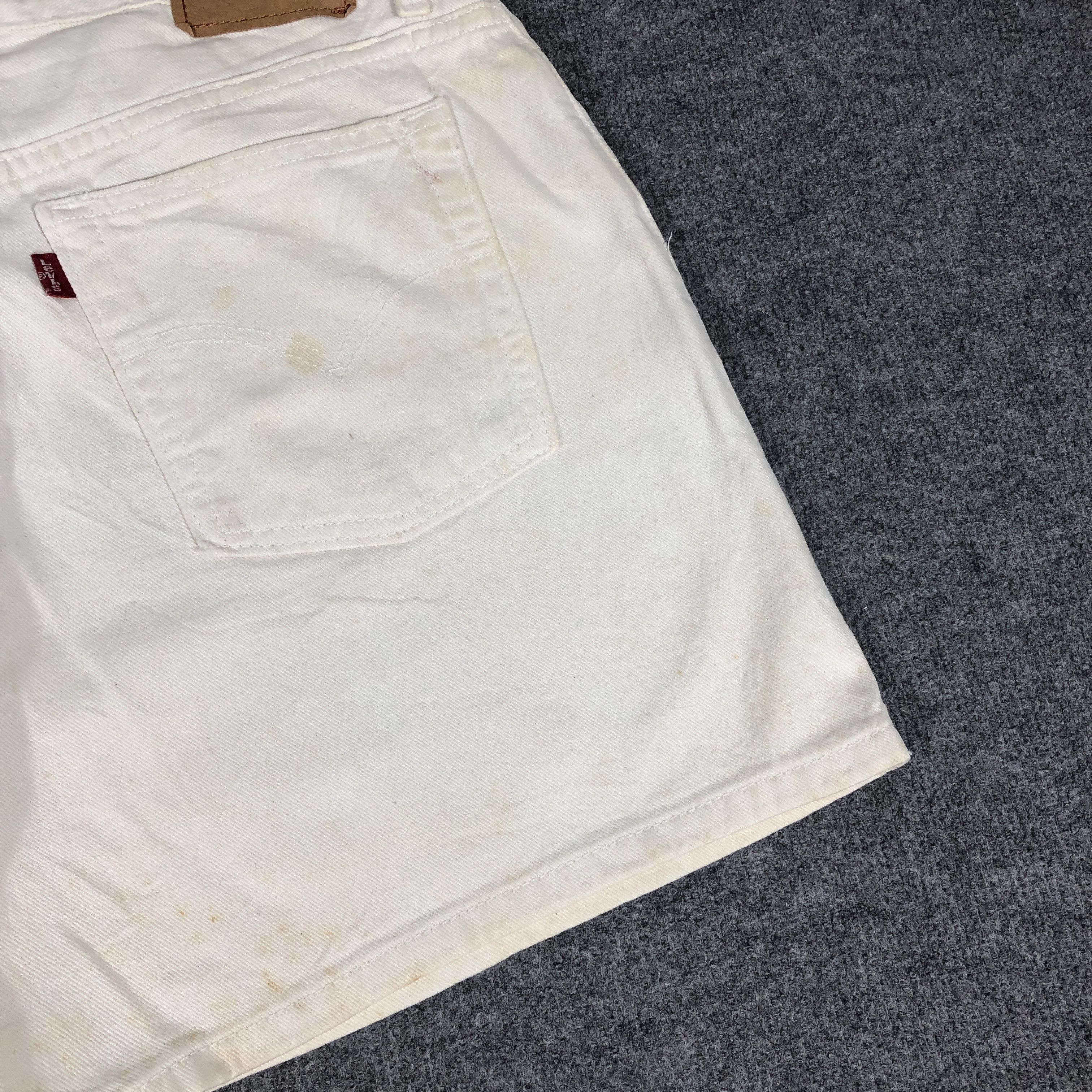 Levi's × Vintage Womens 90s Vintage Levis Jeans Short Pants L1079W Size 35" - 9 Thumbnail