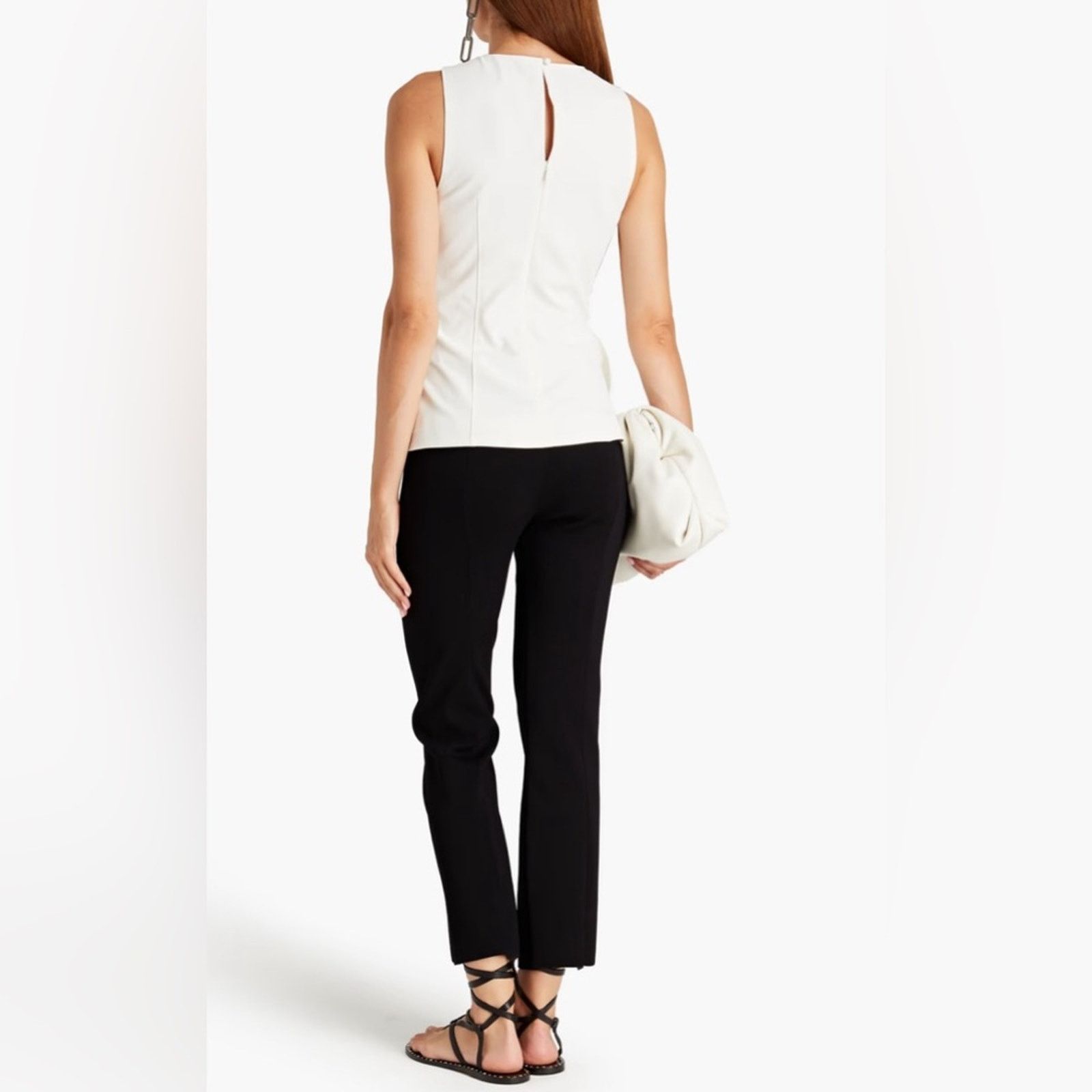 Cinq a Sept Revolve Cinq à Sept Hayley Gathered Crepe Top Size XXS / US 00 / IT 34 - 3 Thumbnail