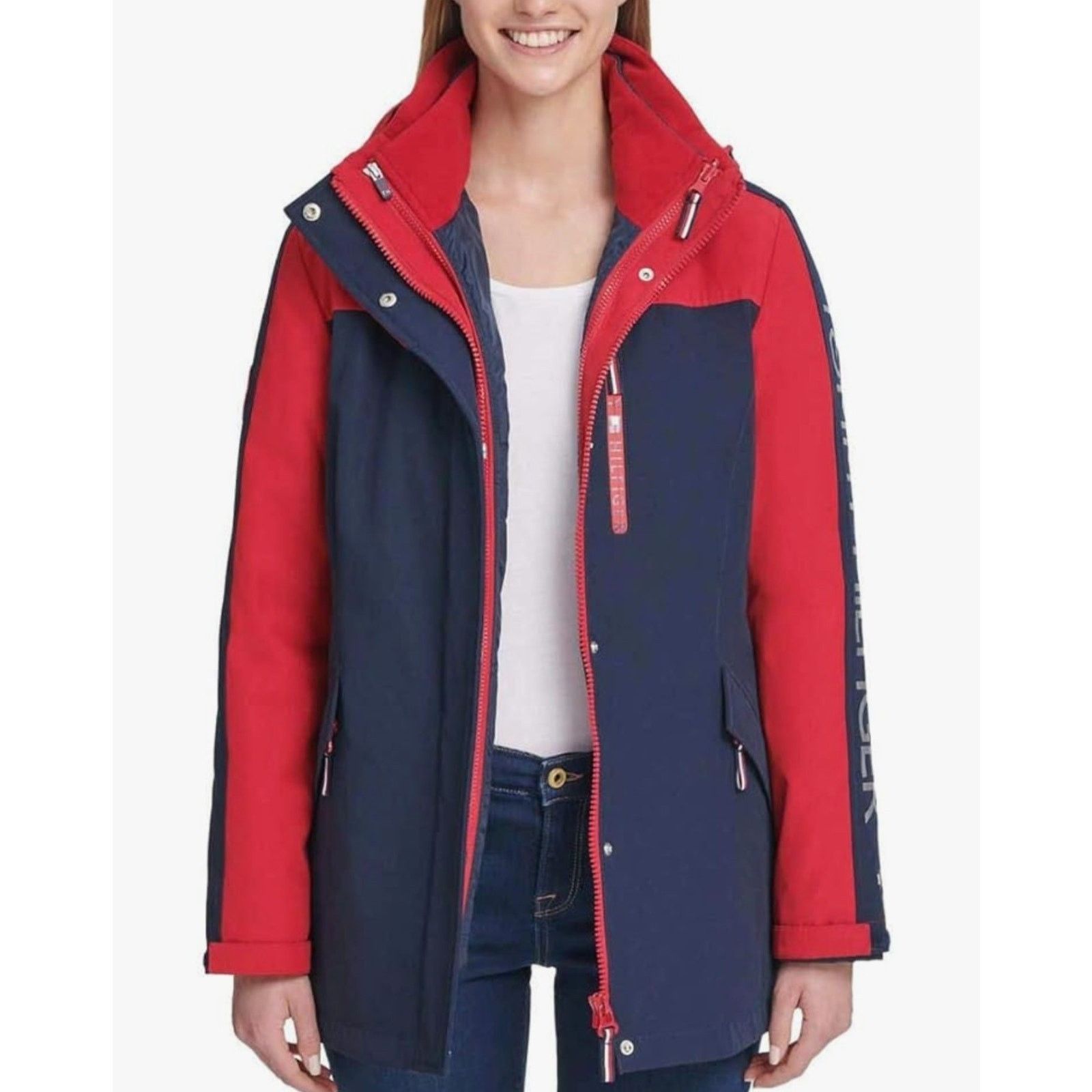 Tommy Hilfiger Tommy Hilfiger • 3-in-1 All Weather System Jacket • Hood L Size L / US 10 / IT 46 - 3 Thumbnail