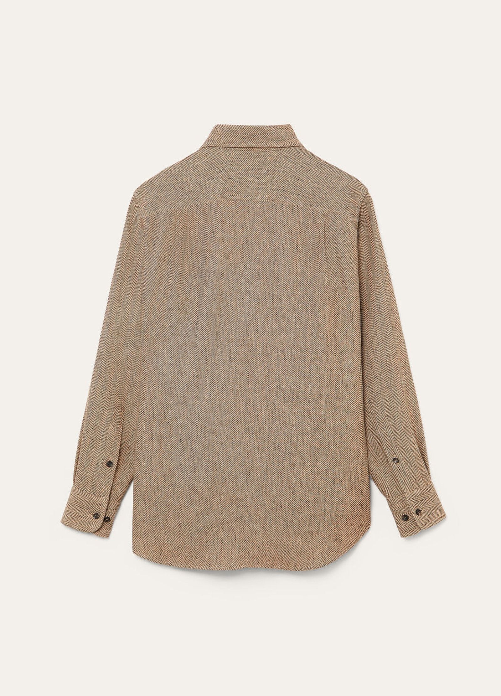 Loro Piana o1srvl11e0526 FAP3874 André Shirt in Brown Size XS / US 0-2 / IT 36-38 - 6 Thumbnail