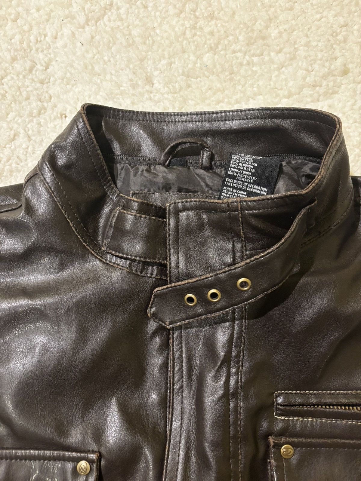 Point Zero Dark brown faux jacket0516 Size US S / EU 44-46 / 1 - 5 Thumbnail