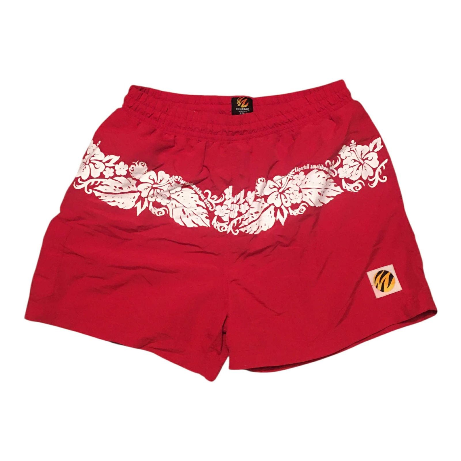 Other VTG Tigertail Swim Shorts Hawaiian Floral Lined Adjustable M Size US 30 / EU 46 - 1 Thumbnail