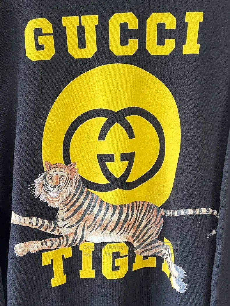 Gucci Gucci Tiger Double G Sweatshirt Size US L / EU 52-54 / 3 - 4 Thumbnail