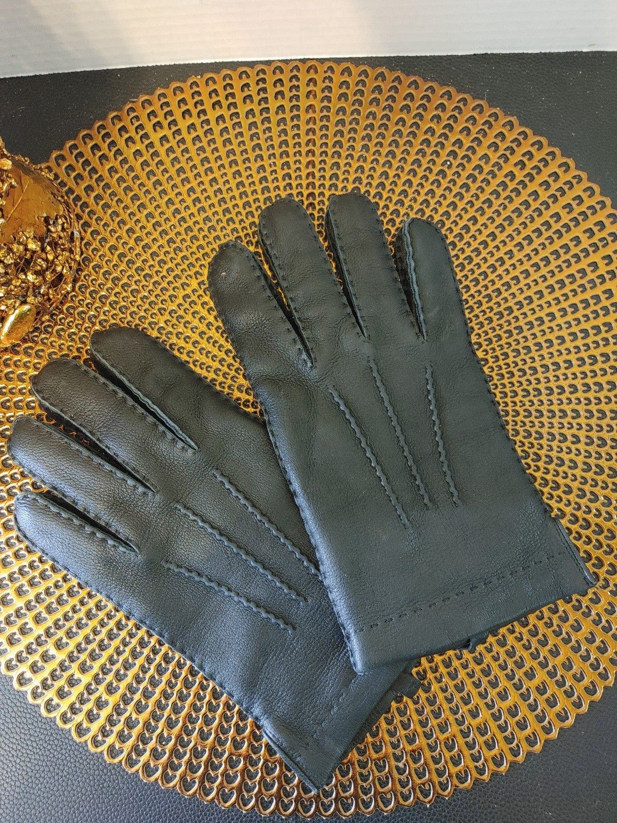 Other Gates Men's XL Deerskin Gloves Size ONE SIZE - 1 Thumbnail
