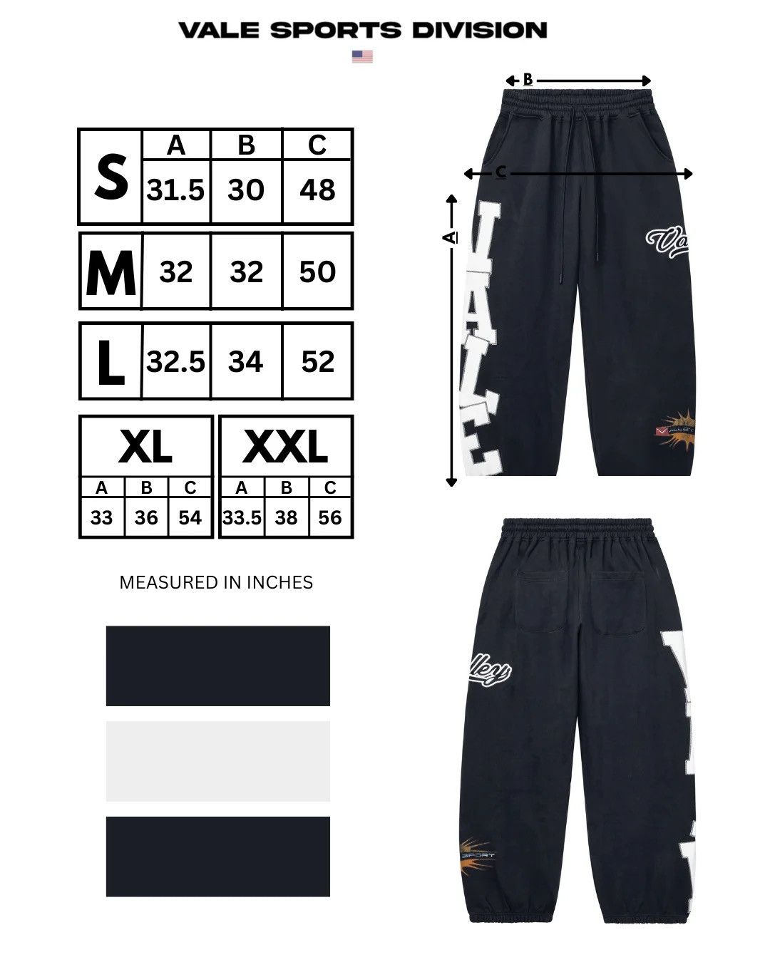 Vale Vale Forever Lego Sweatpants Blackwood Black Size US 34 / EU 50 - 22 Thumbnail
