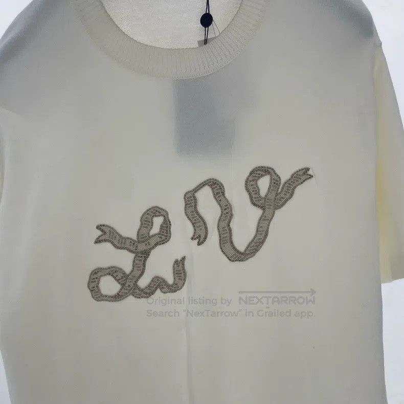 Louis Vuitton Louis Vuitton SS25 ribbon knit short sleeves Size US XXL / EU 58 / 5 - 1 Thumbnail