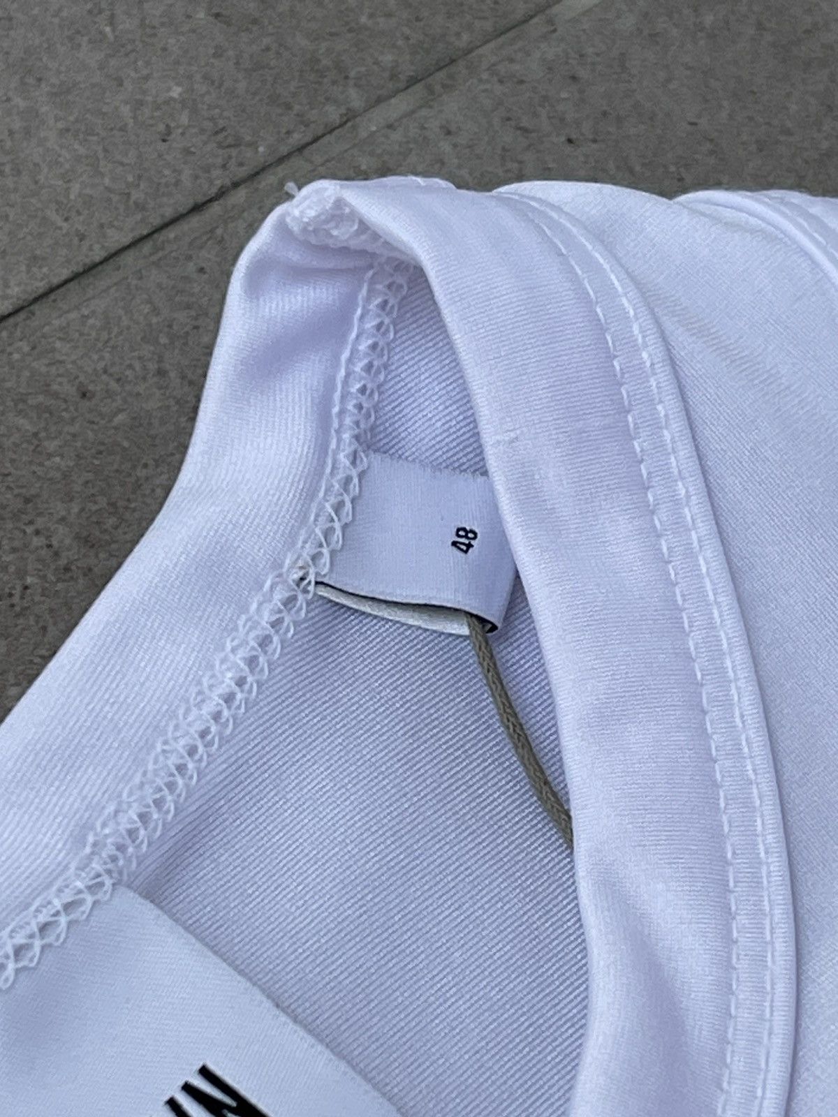 Han Kjobenhavn !DS! SS23 Han Kjobenhavn Logo Stretch White Racer Top Size US M / EU 48-50 / 2 - 18 Thumbnail