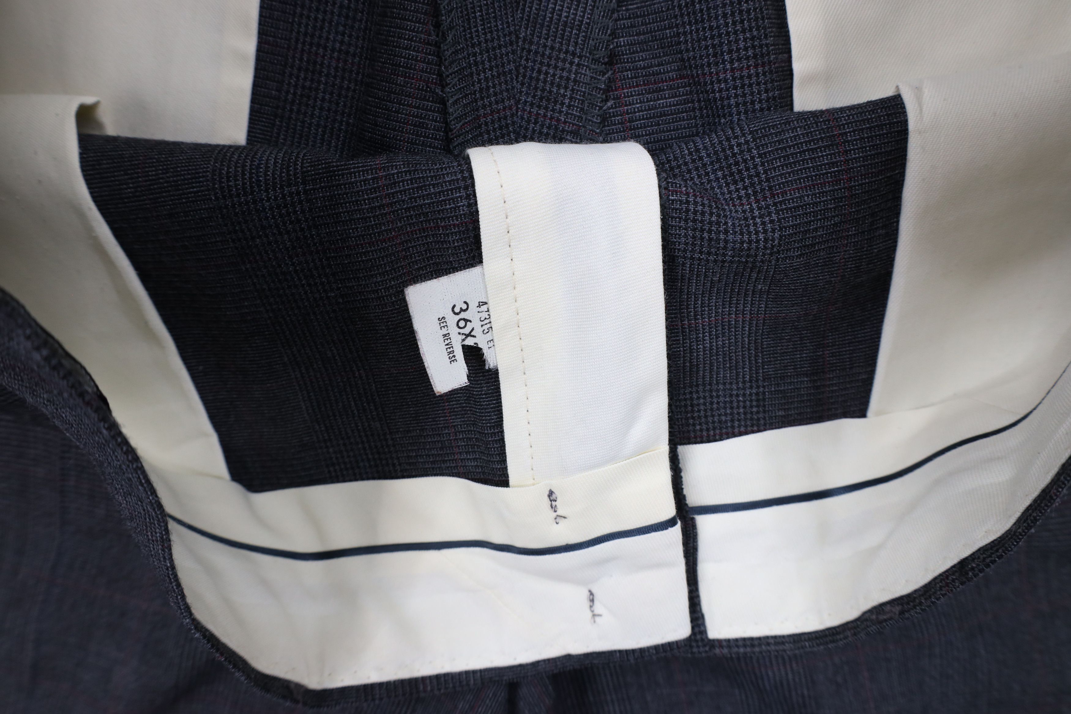 Vintage Vintage 70s Streetwear Wide Leg Chino Pants Trousers Plaid Size US 36 / EU 52 - 7 Thumbnail