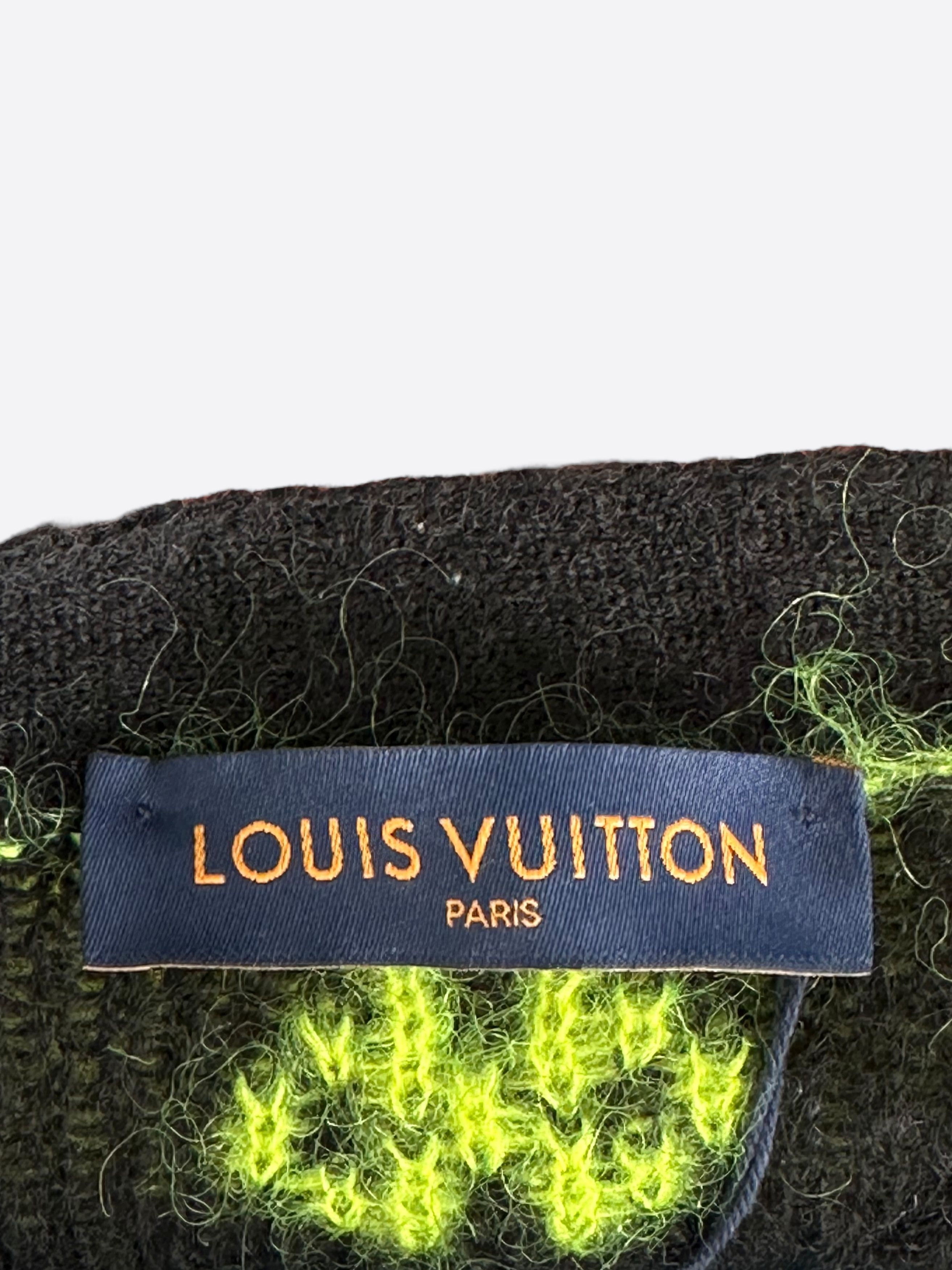 Louis Vuitton Louis Vuitton Multicolor Monogram Mohair Cardigan Size US XL / EU 56 / 4 - 3 Thumbnail