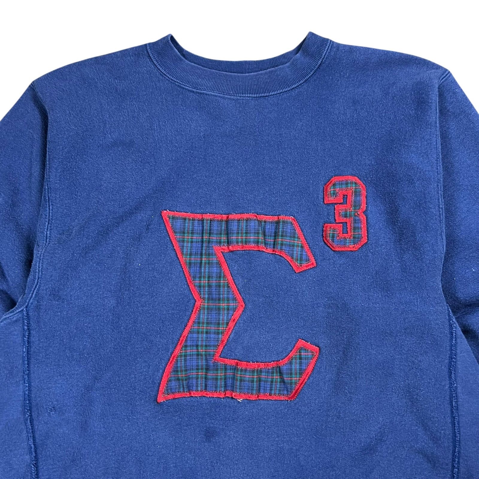 Champion × Vintage Vintage 90s Champion reverse weave faded fraternity crewneck Size US L / EU 52-54 / 3 - 2 Thumbnail