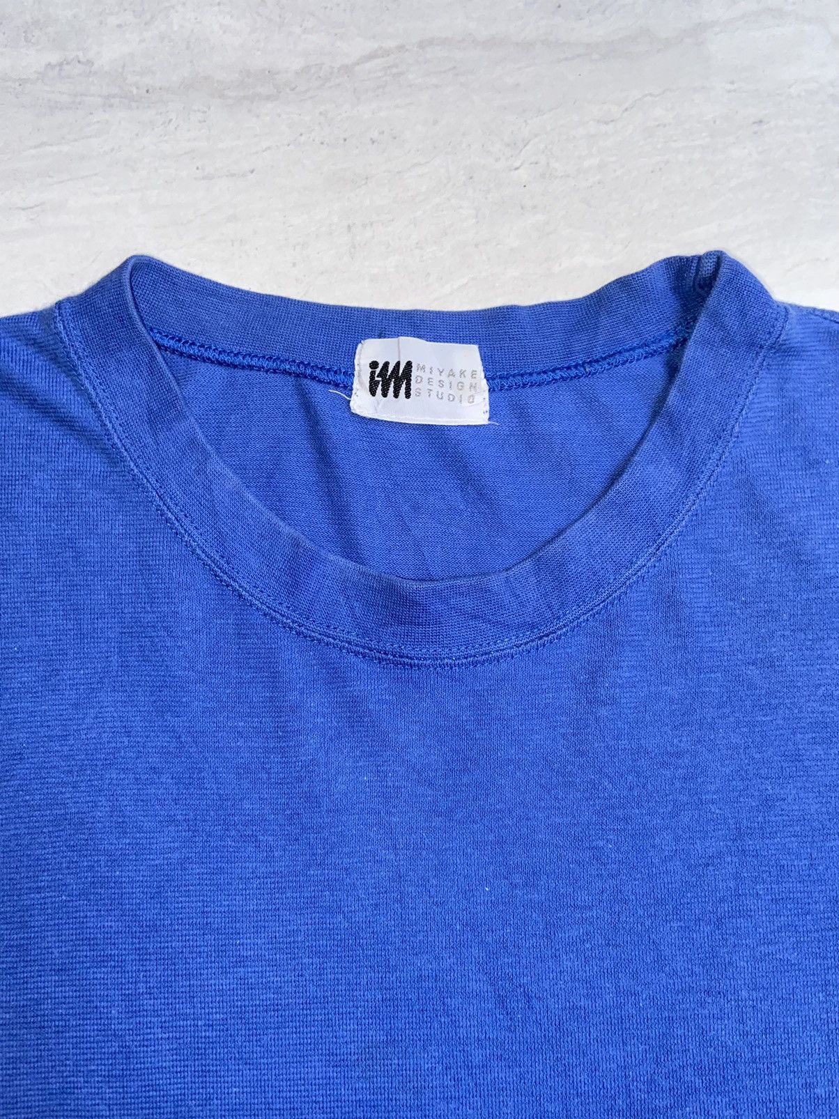 Issey Miyake IM MIYAKE DESIGN STUDIO Blue Long Sleeve T-shirt Size US L / EU 52-54 / 3 - 11 Thumbnail