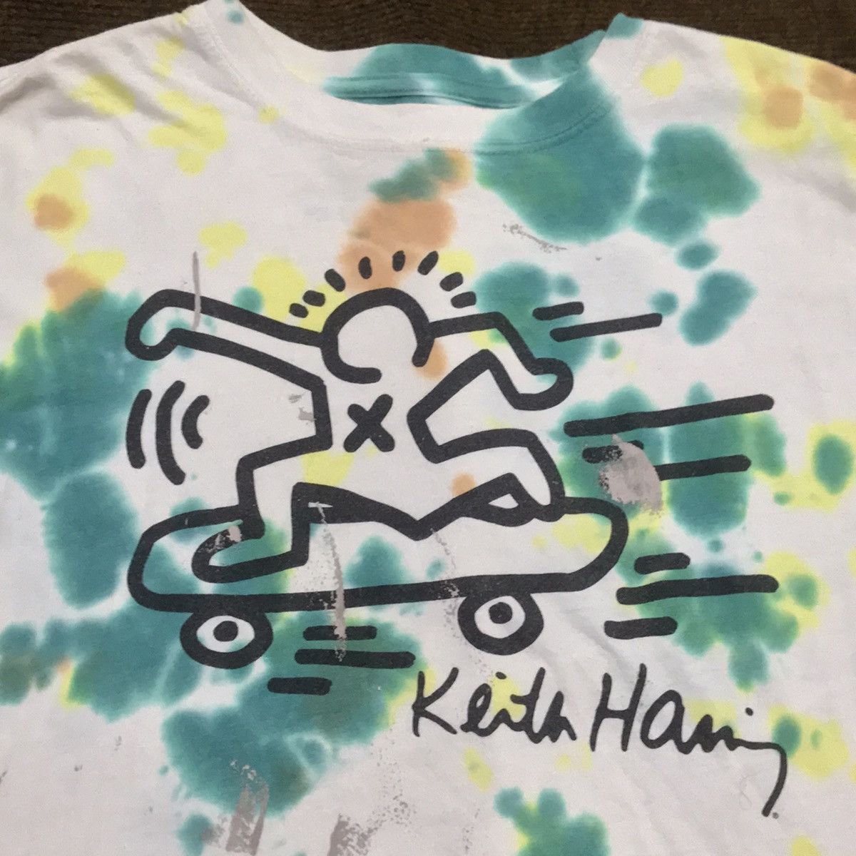Keith Haring Keith Haring tshirt Tee Tie Dye Camouflage size m grafitti Size US M / EU 48-50 / 2 - 2 Thumbnail