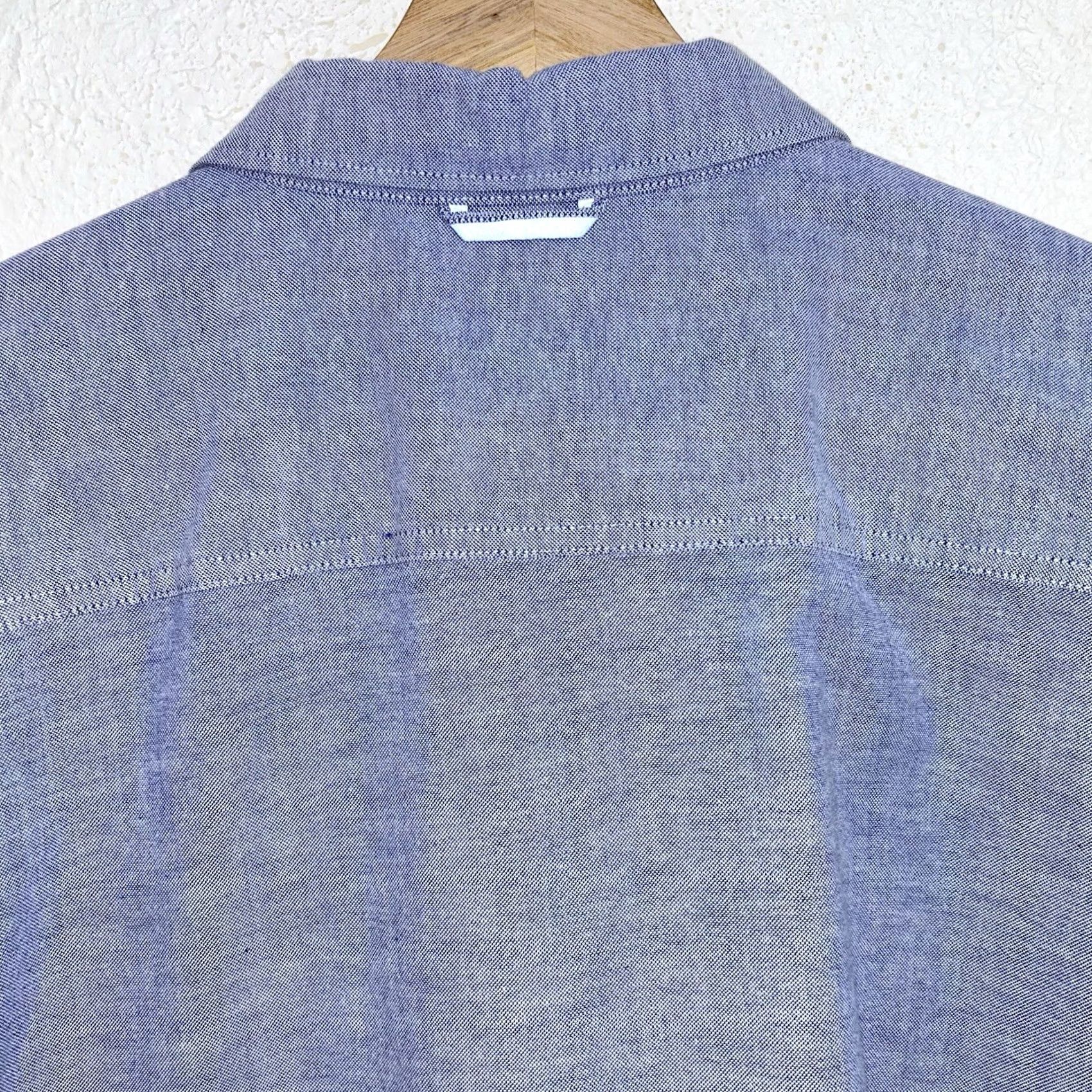 Lululemon Lululemon Commission Button Up Blue Qwick Oxford Shirt Long Sleeve Mens XL Size US XL / EU 56 / 4 - 7 Thumbnail