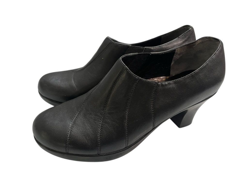 Dansko Dansko Bennett Black Nappa Leather Slip On Pumps Size US 7.5 Size US 10 / IT 40 - 3 Thumbnail