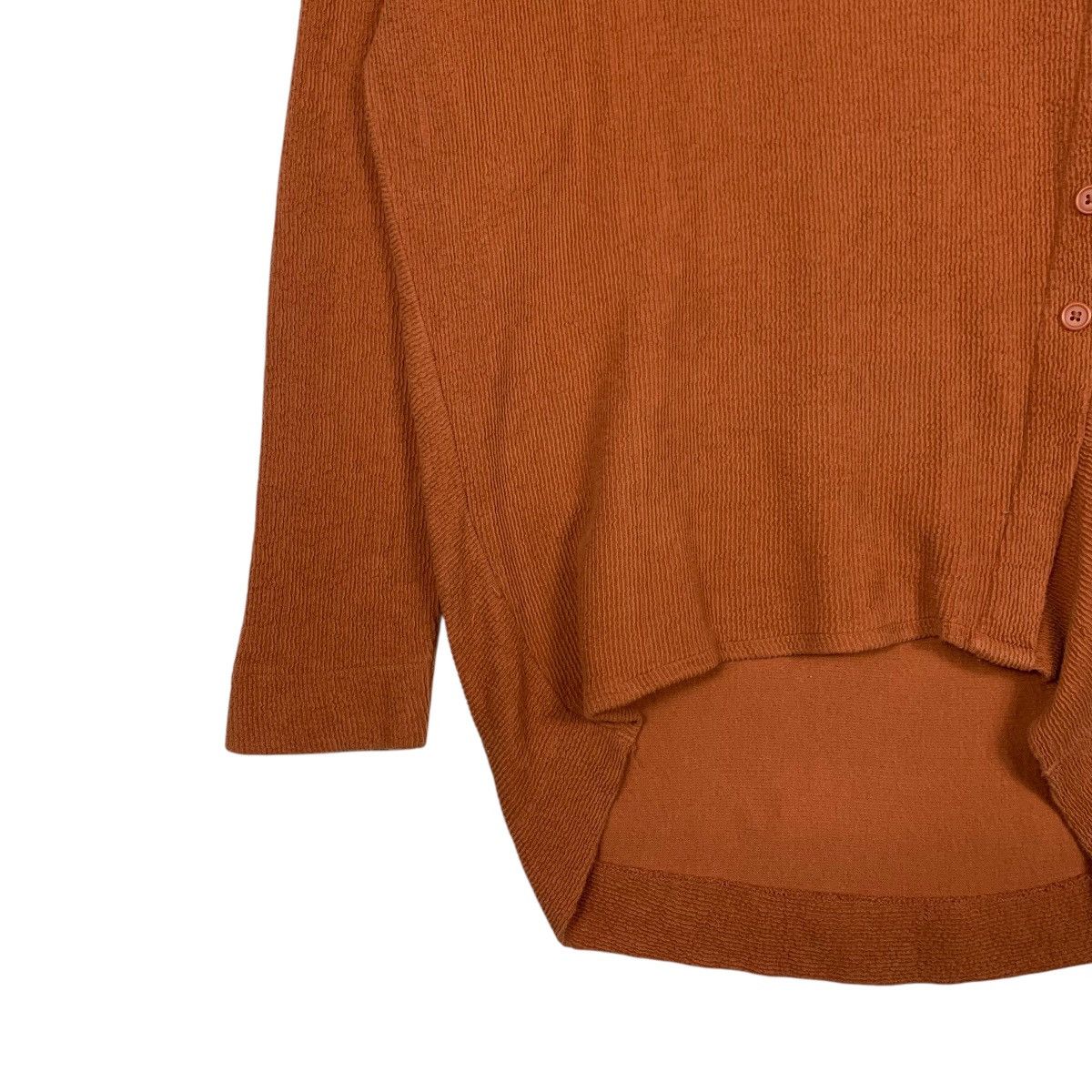 Japanese Brand AZUL by MOUSSY Asymmetrical Button Sweater #2245-C99 Size M / US 6-8 / IT 42-44 - 3 Thumbnail