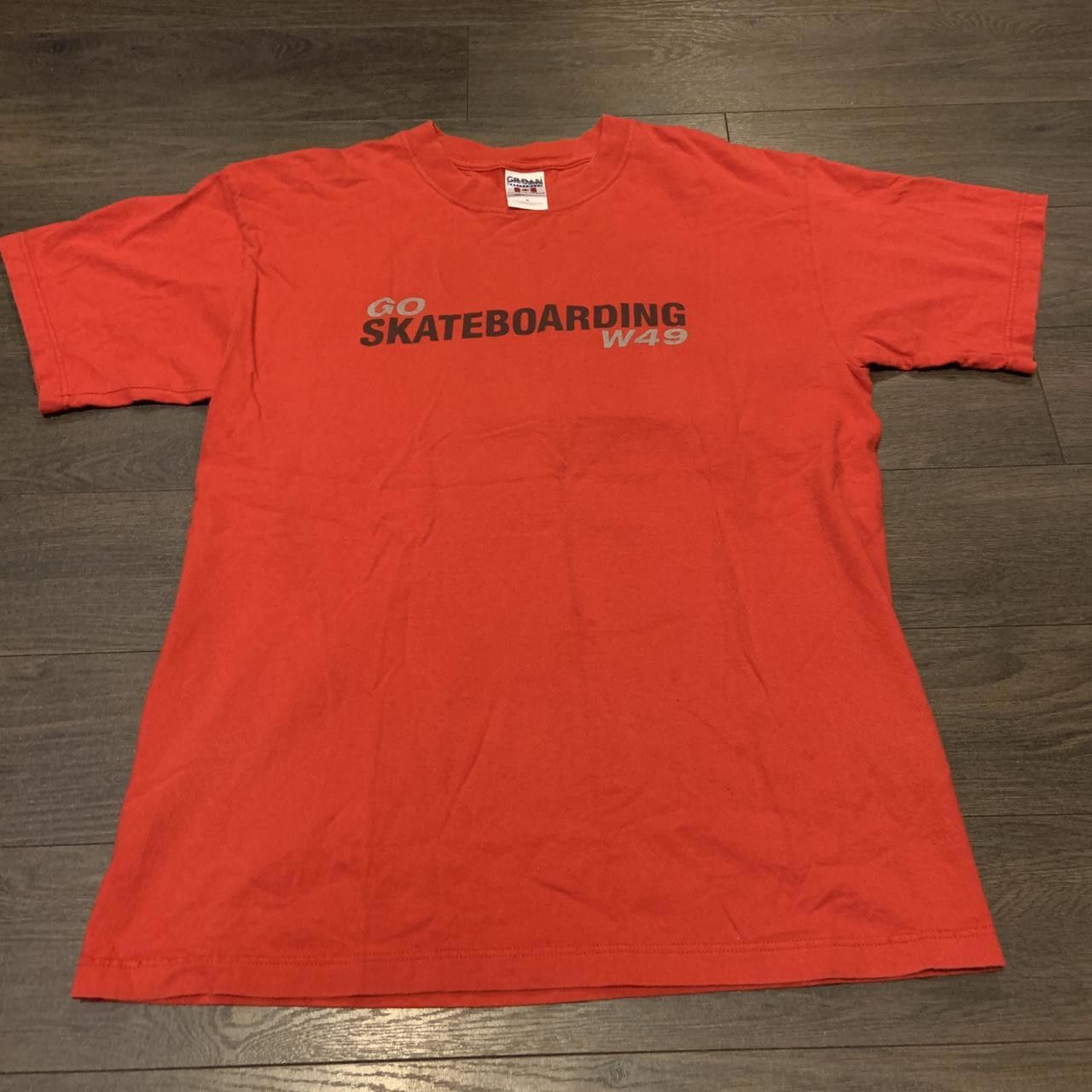 Designer Vintage West 49 Go Skateboarding T Shirt Size US M / EU 48-50 / 2 - 2 Thumbnail