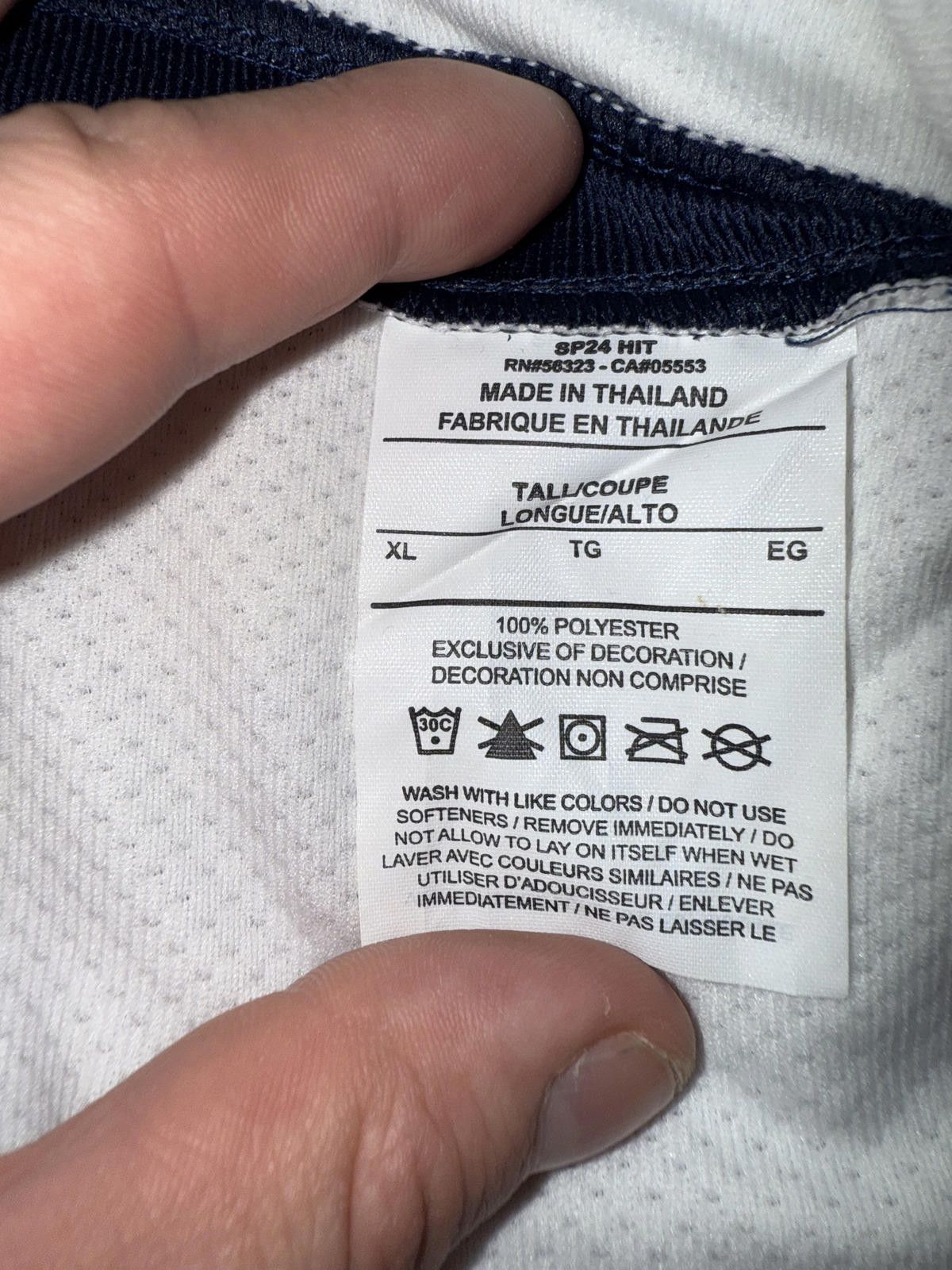 Nike Nike Men Olympic Team USA Tram Issue Stock Reversible Basketball Practice Jersey Size US XL / EU 56 / 4 - 11 Thumbnail