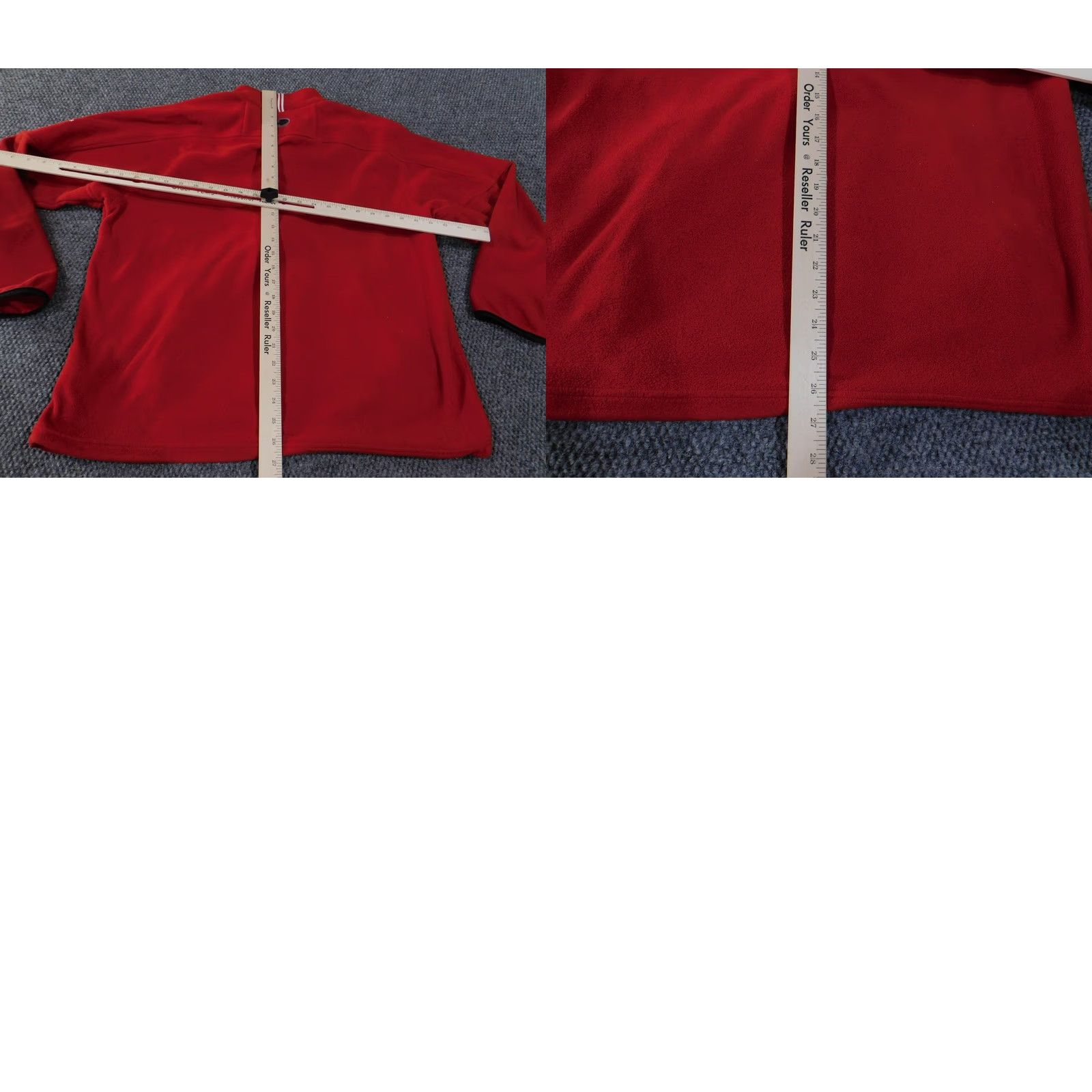 Adidas Adidas fleece pullover Mens L red quarter zip Governors Towne Club Sweatshirt Size US L / EU 52-54 / 3 - 9 Thumbnail