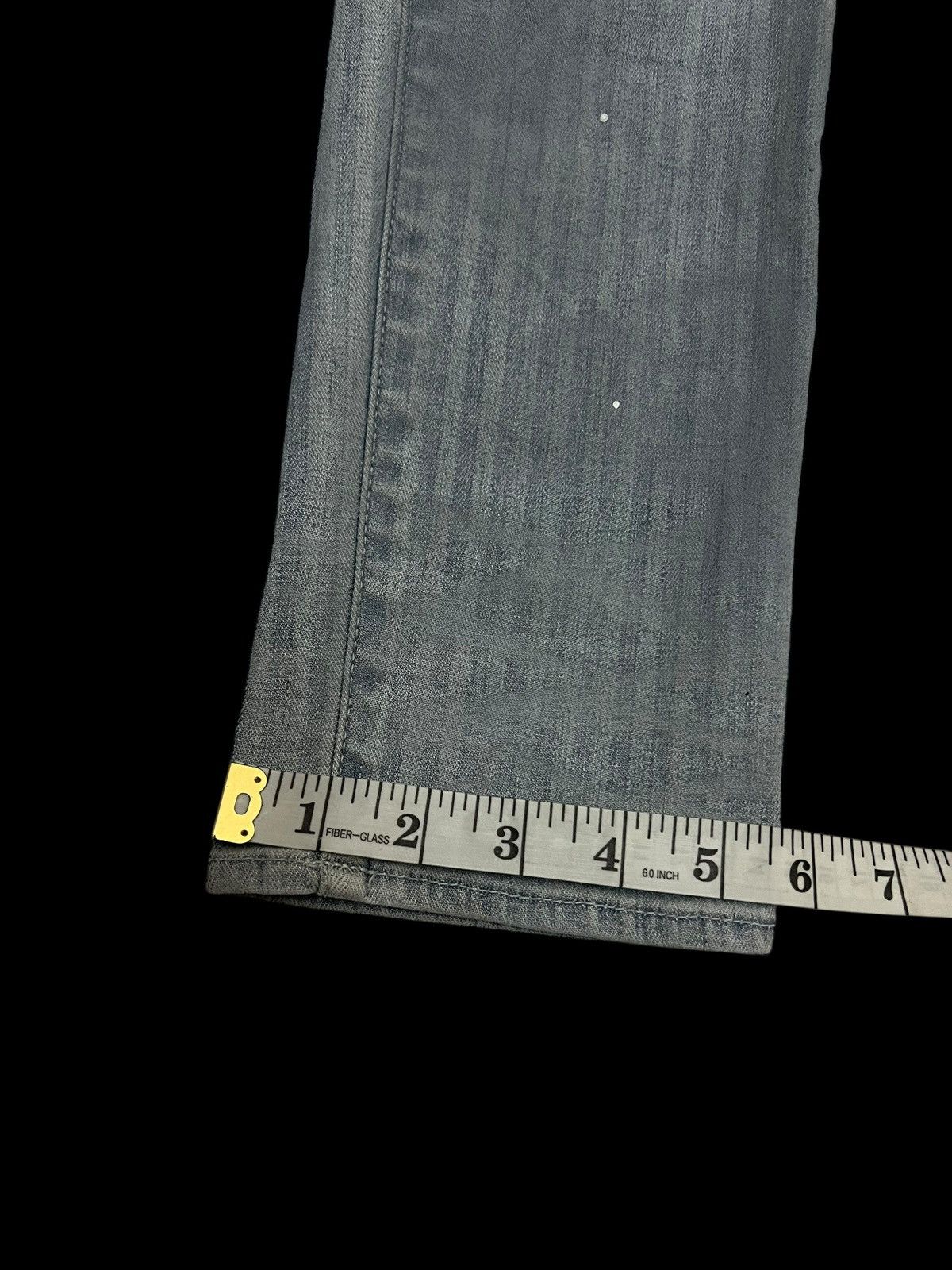 Japanese Brand Vintage Semantic Designs Hickory Distressed Jean Size US 31 - 22 Thumbnail