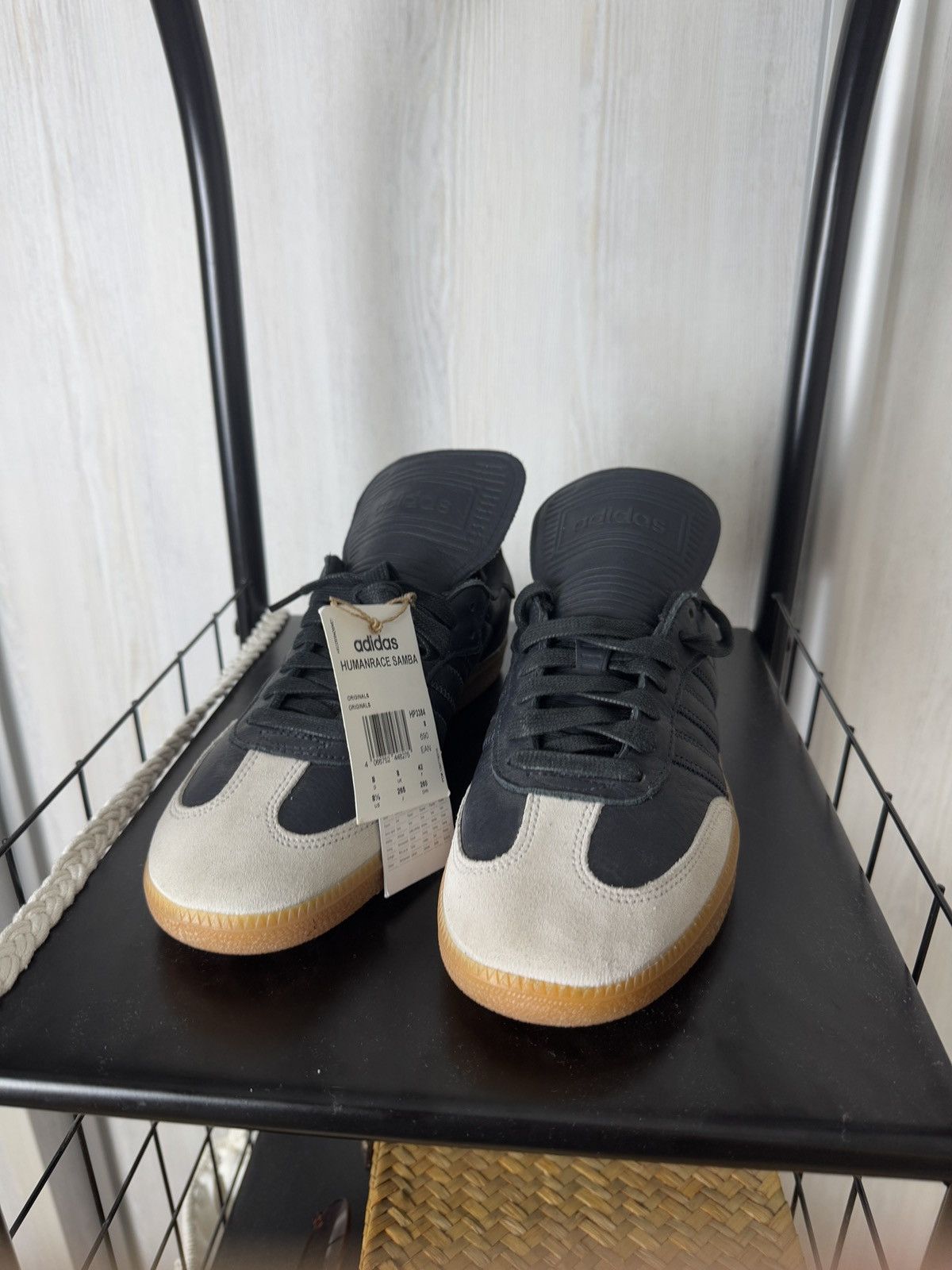 Adidas Adidas x Pharrell Williams Humanrace Samba Night Grey Shoes Size US 8.5 / EU 41-42 - 6 Thumbnail