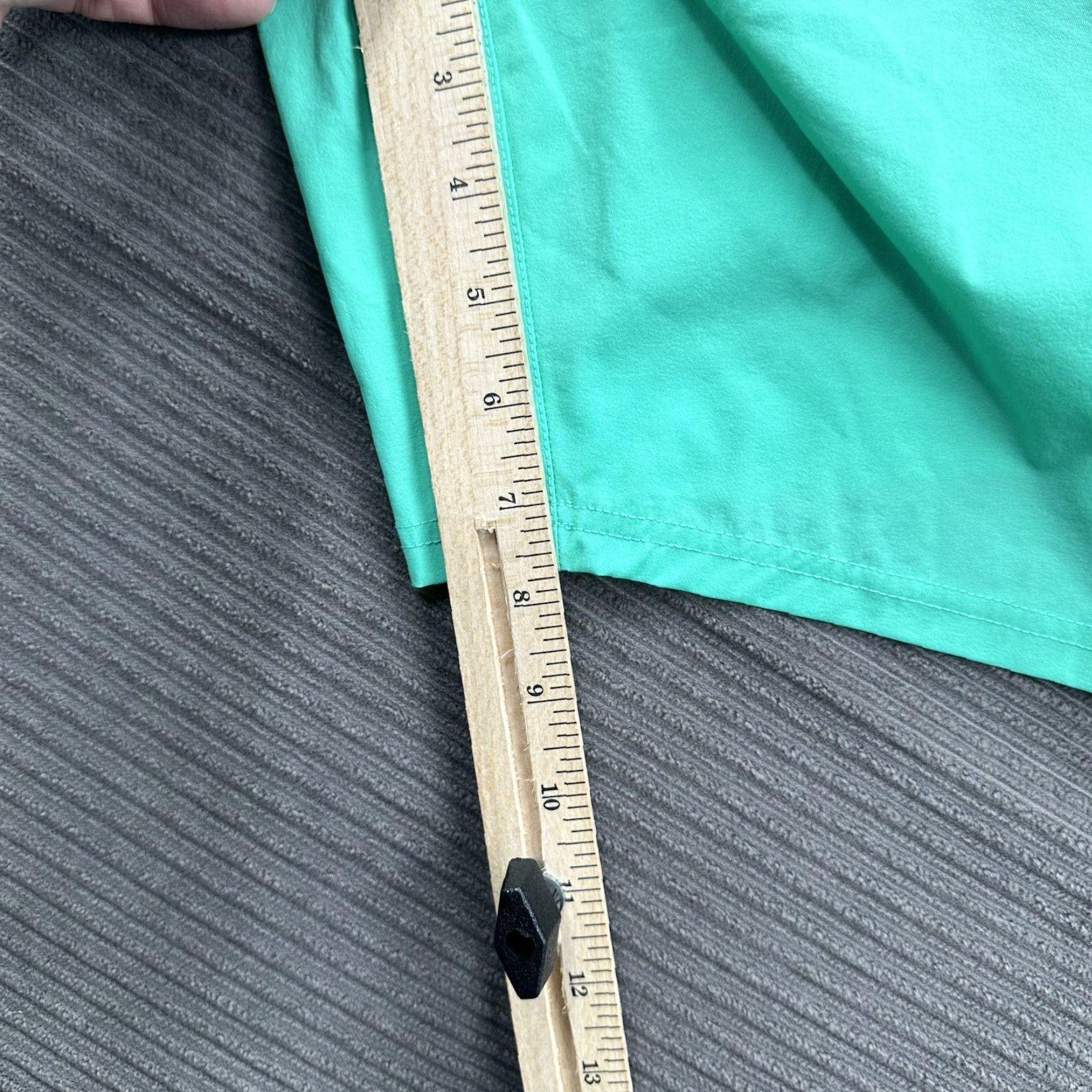 Vintage Bamboo Shorts Men 32 Green Beach Board Inseam 8 in Casual Regular Pockets Logo Attachment Size US 32 / EU 48 - 5 Thumbnail