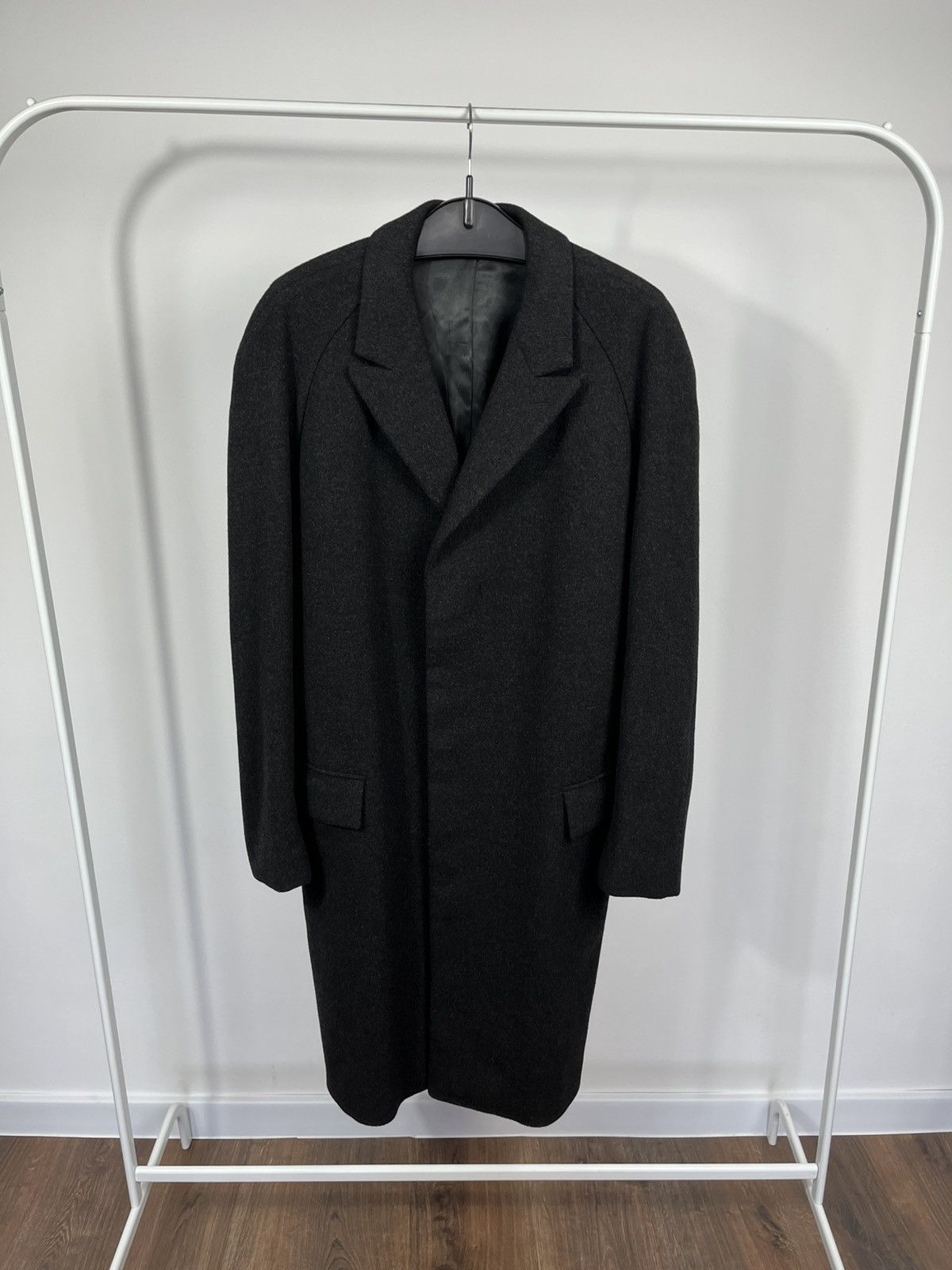 Other Vintage Men’s Wool Crombie Overcoat Wool Long Coat Size US XL / EU 56 / 4 - 1 Thumbnail