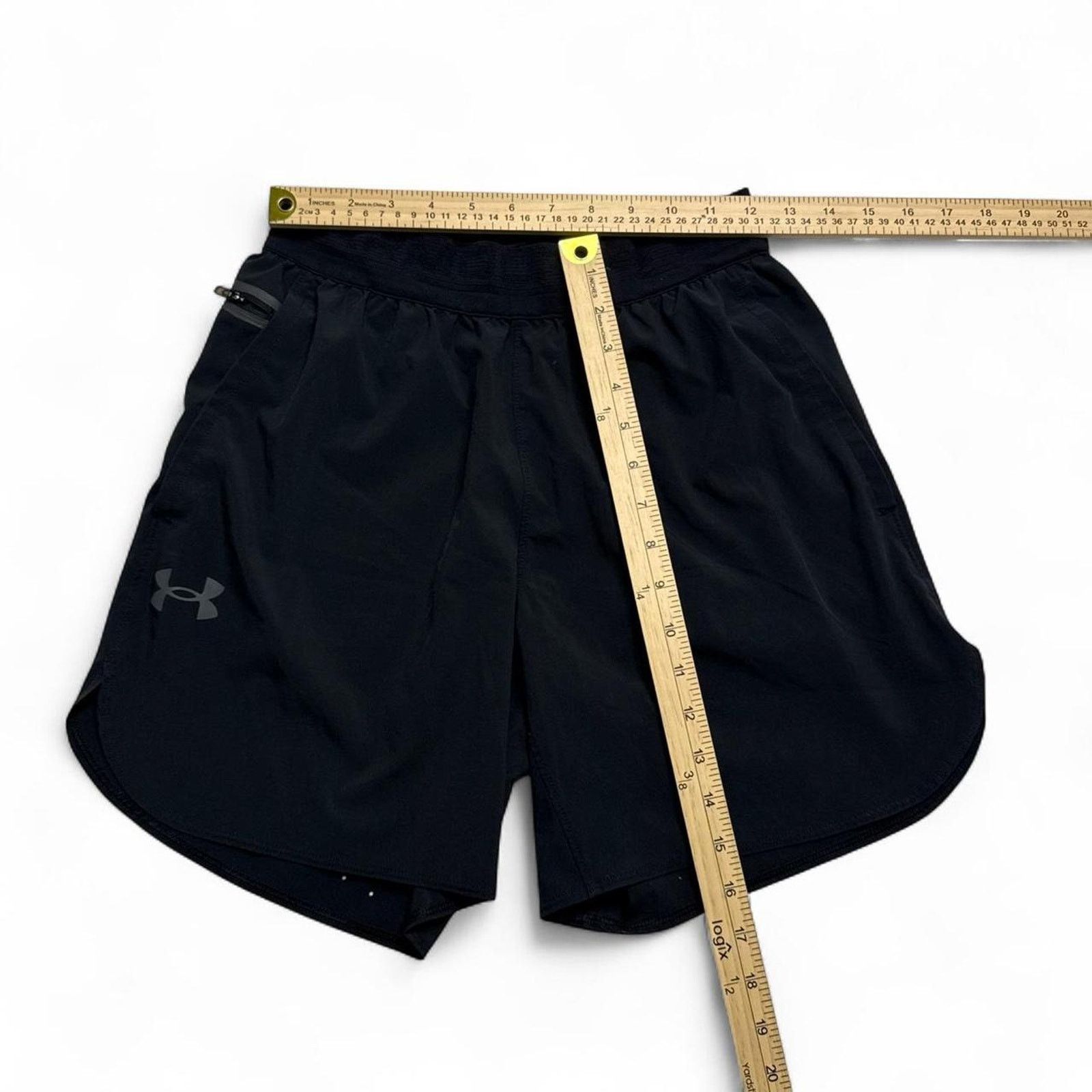 Under Armour Under Armour Black Lined Running Shorts Size Small Size US 27 - 7 Thumbnail