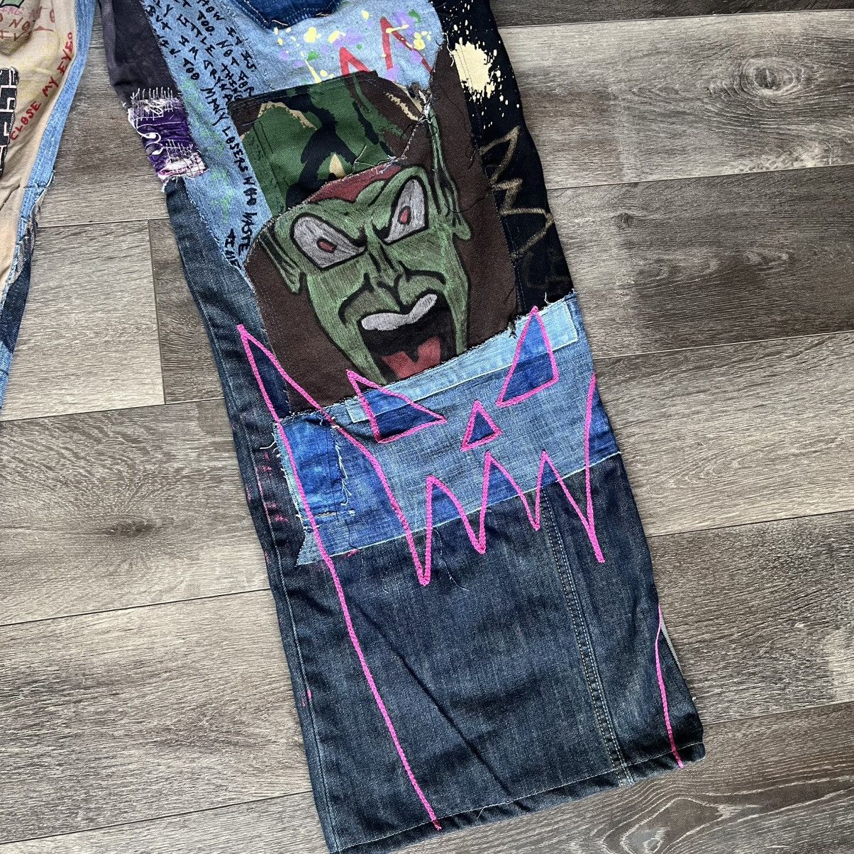 Asspizza Asspizza PWYW Pay What You Want Denim Jeans Patchwork Custom Size US 38 / EU 54 - 4 Thumbnail