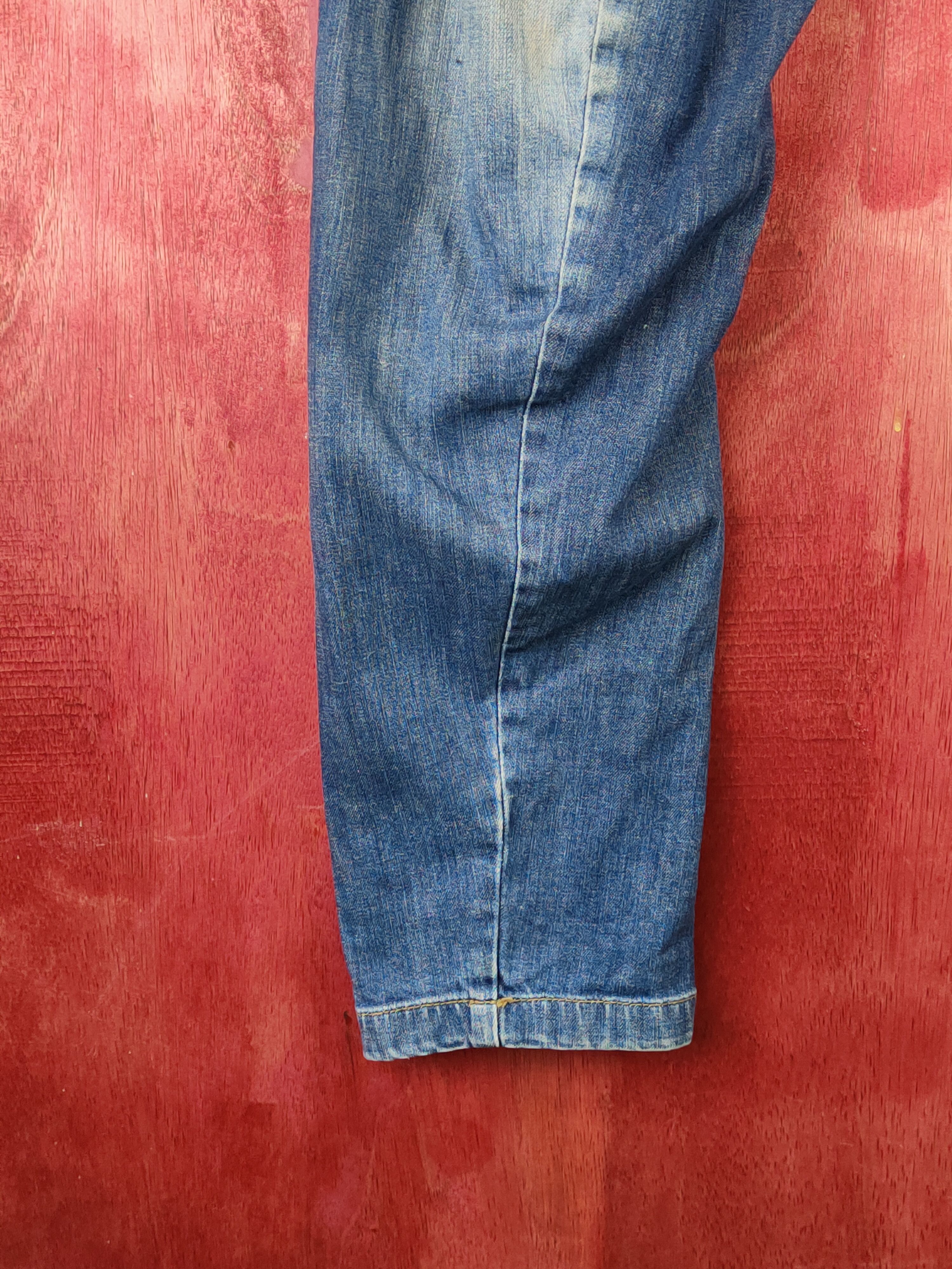 Japanese Brand × Vintage Evenriver Blue Faded Distressed Ripped Jeans #S1856 Size US 31 - 4 Thumbnail