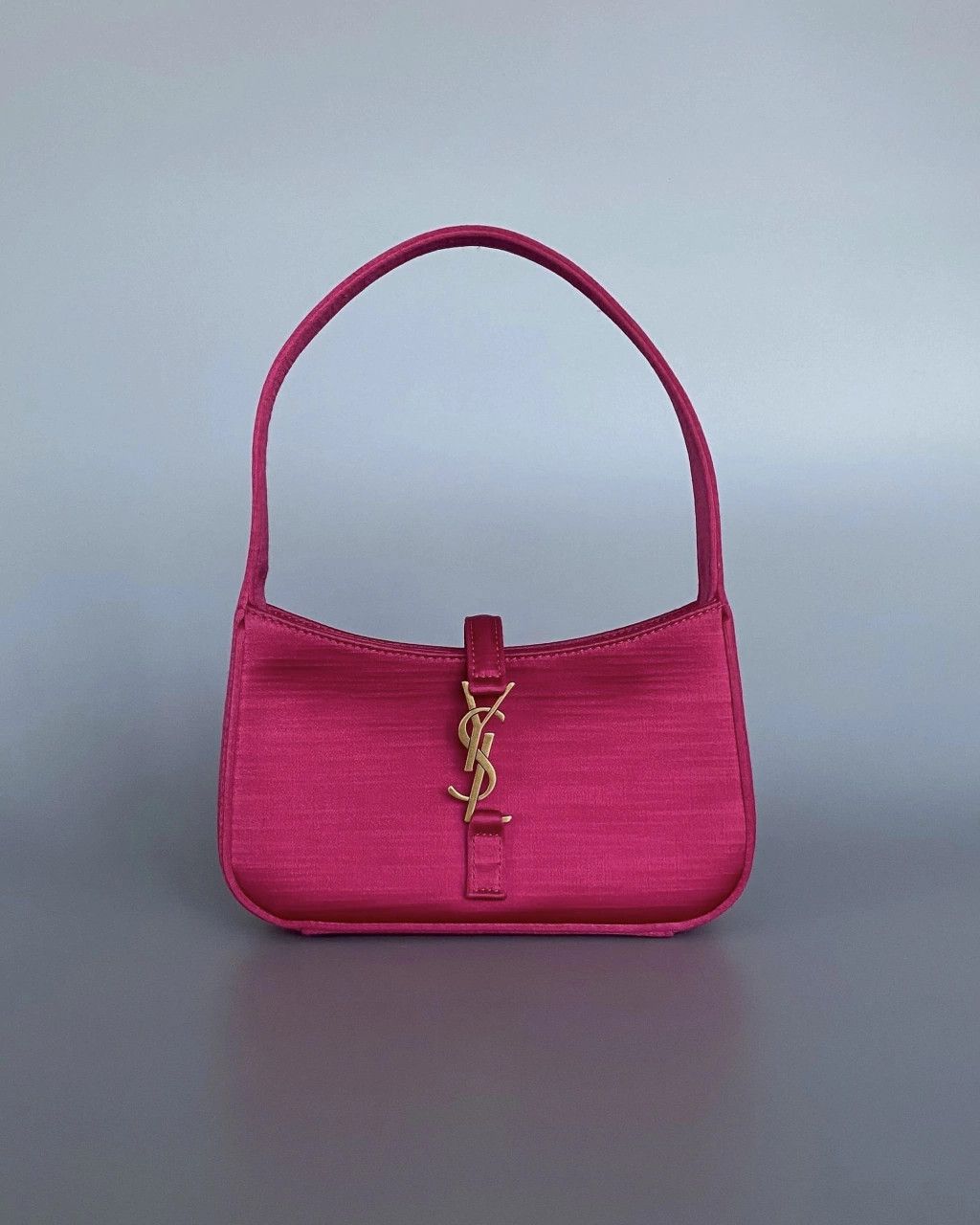 Saint Laurent Paris o1tp1o0125 Size: OS/Mini Hobo Bag in Guava Pink Size ONE SIZE - 1 Thumbnail