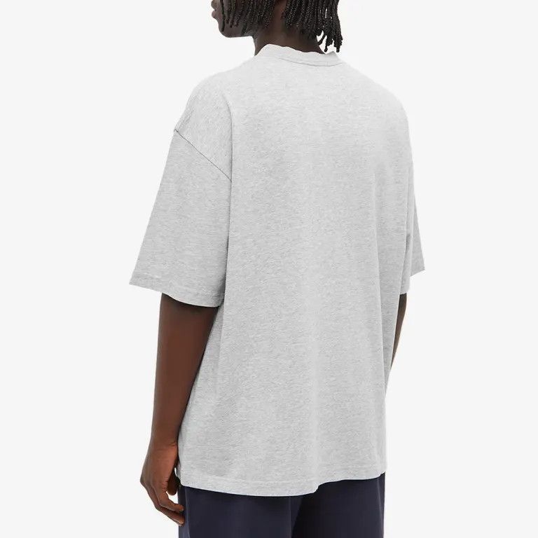 Balenciaga o1mle1024 Crest Logo T-Shirt in Heather Grey Size US L / EU 52-54 / 3 - 3 Thumbnail