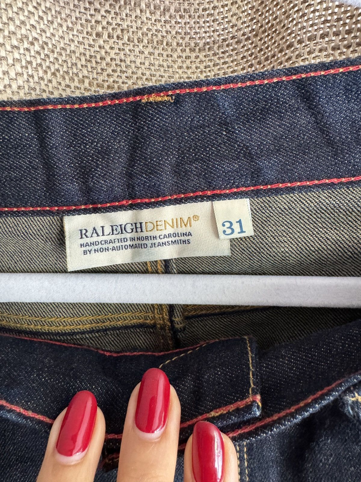 Raleigh Denim Raleigh Denim Cone Mills Denim Made in USA size 31 Size US 31 - 3 Thumbnail