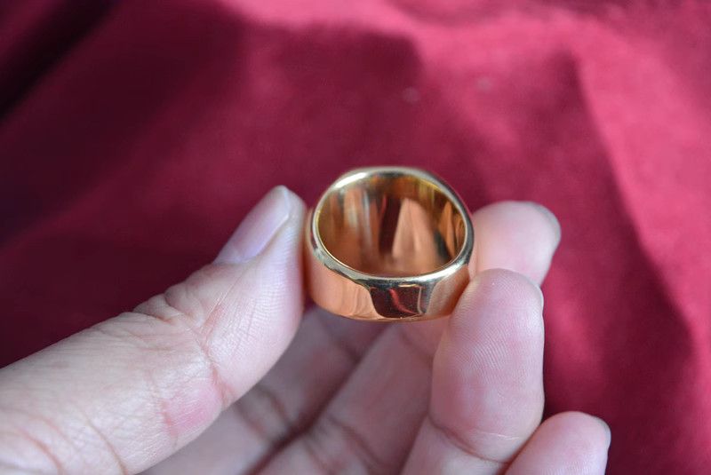 Jewelry Eagle Rare Jewelry Rings Open Size Chrome Ring (Size 7-13) Size ONE SIZE - 5 Thumbnail