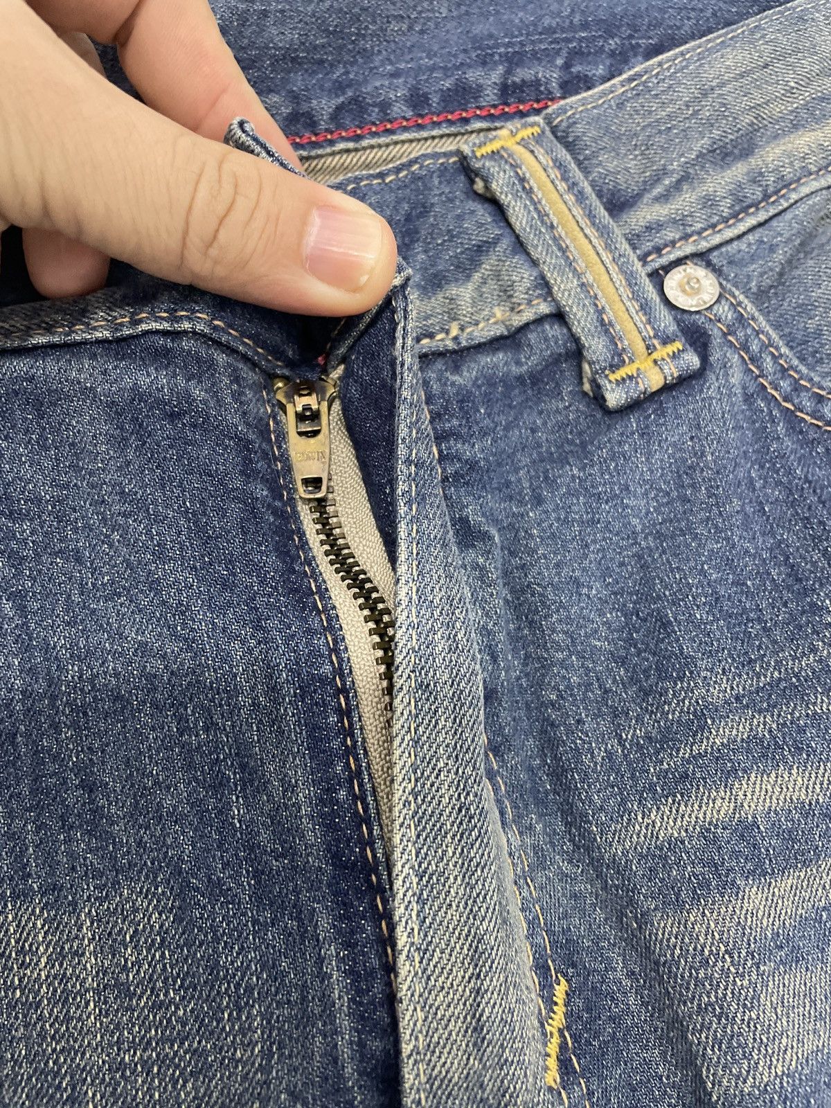 Edwin VINTAGE EDWIN 483XVS VINTAGE SYLE DENIM PANT BORO WIDELEG Size US 34 / EU 50 - 6 Thumbnail