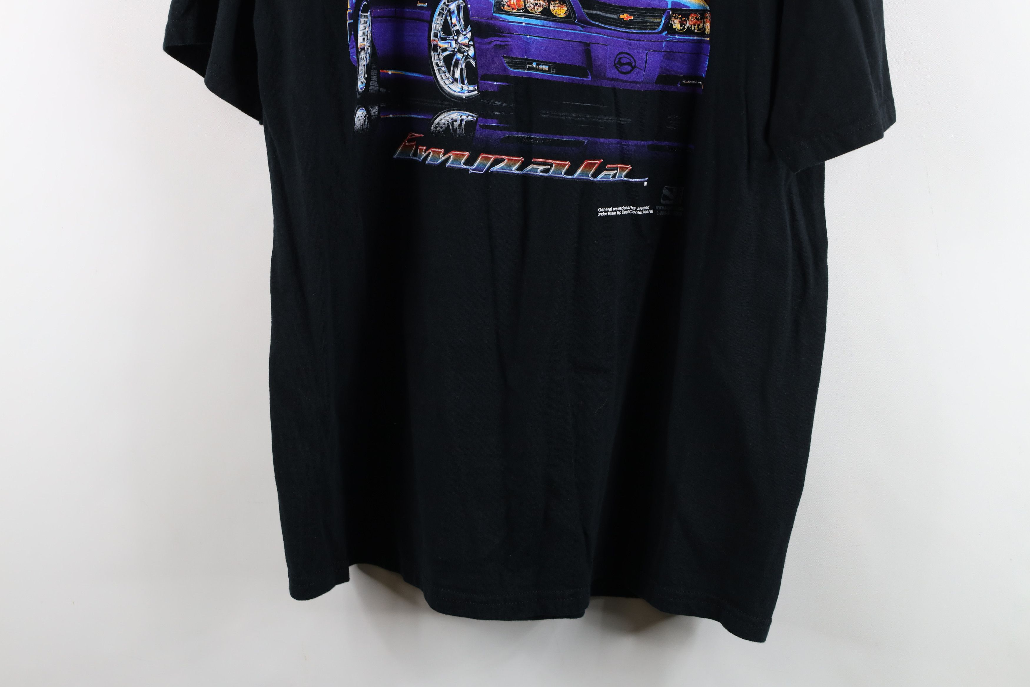 Vintage Vintage Y2K General Motors Impala Car Fire Flames T-Shirt Size US XL / EU 56 / 4 - 12 Thumbnail