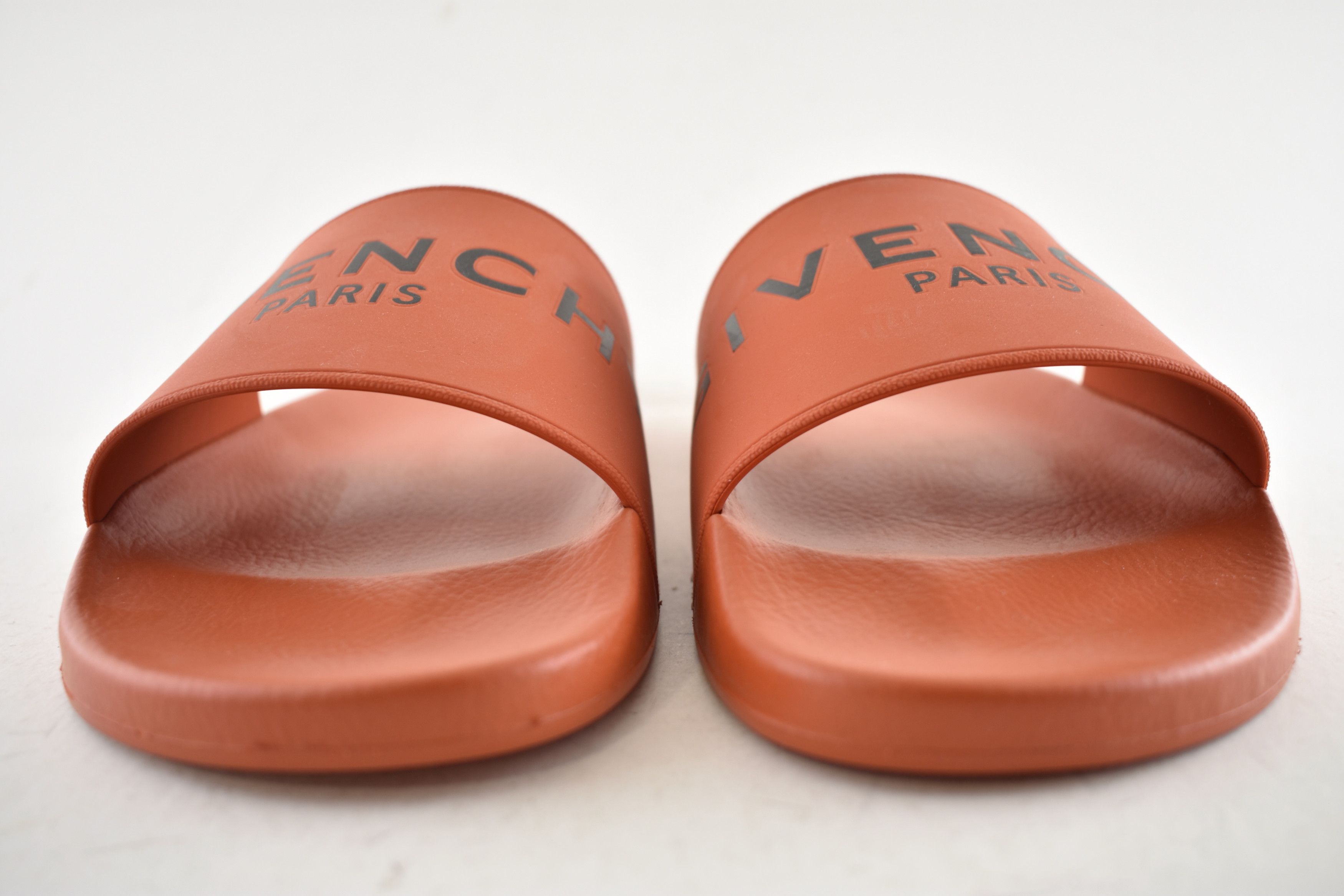 Givenchy Paris Black Logo Rubber Pool Slide Sandal Flip Flop 44 11 Size US 11 / EU 44 - 6 Thumbnail