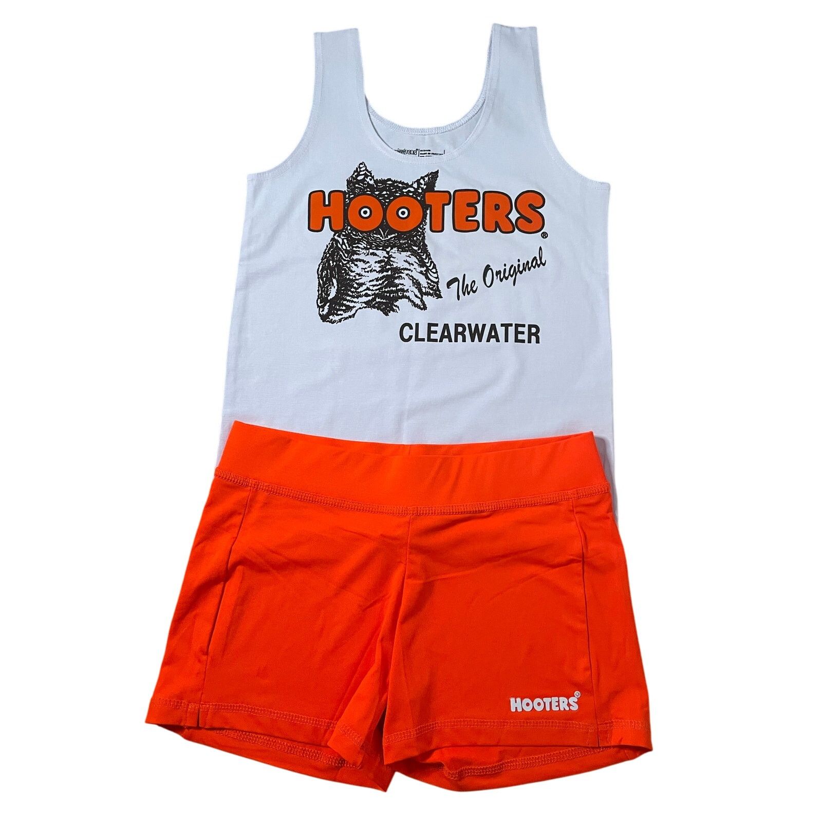 Other New Hooters Uniform Tank Shorts Pouch Tag Socks hose Medium Size M / US 6-8 / IT 42-44 - 3 Thumbnail