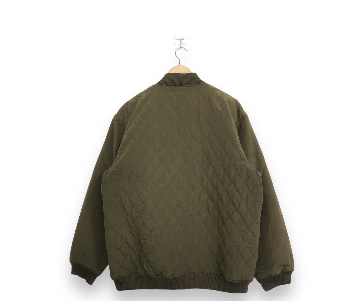 Japanese Brand Q Pronounced Quilted Design Paded Light Jacket Size US L / EU 52-54 / 3 - 2 Thumbnail