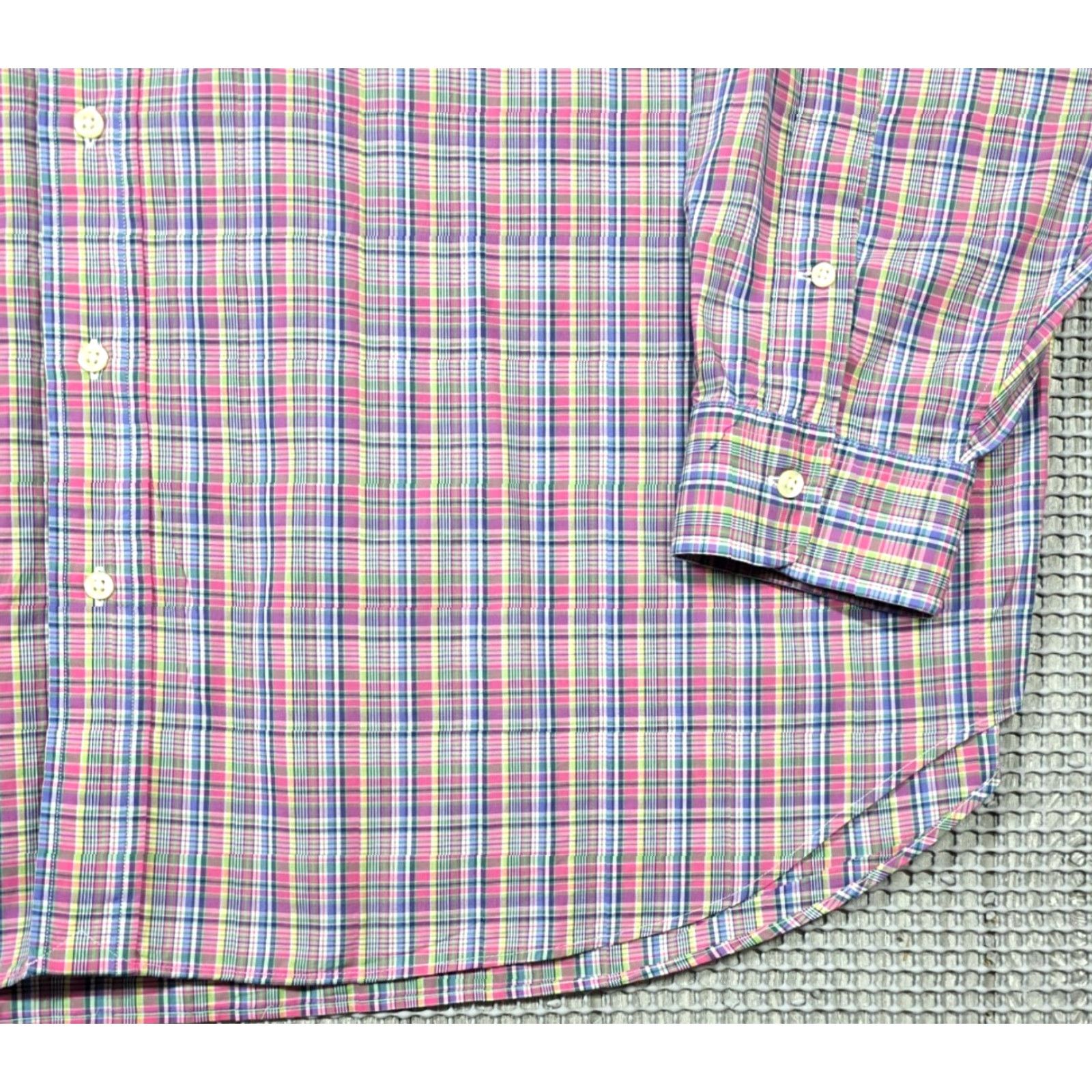 Polo Ralph Lauren Polo Ralph Lauren Button-Up Shirt Multicolor Plaid Poplin Long Sleeve Mens 3XB Big & Tall Button-Down OCBD Polo Shirt Size US XXL / EU 58 / 5 - 5 Thumbnail