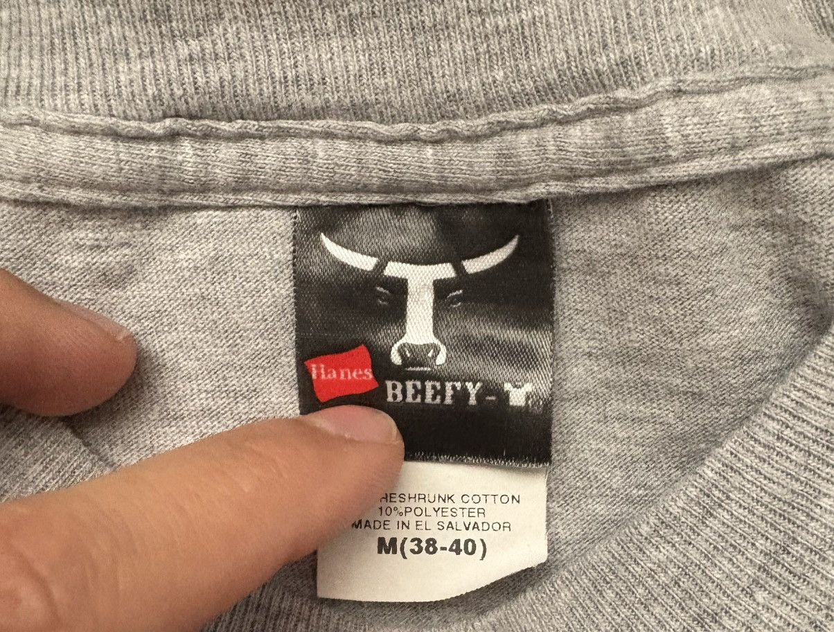 Hanes Vintage (90’s) Beefy Hanes “Running my Drug of choice” Tee Size US M / EU 48-50 / 2 - 2 Thumbnail