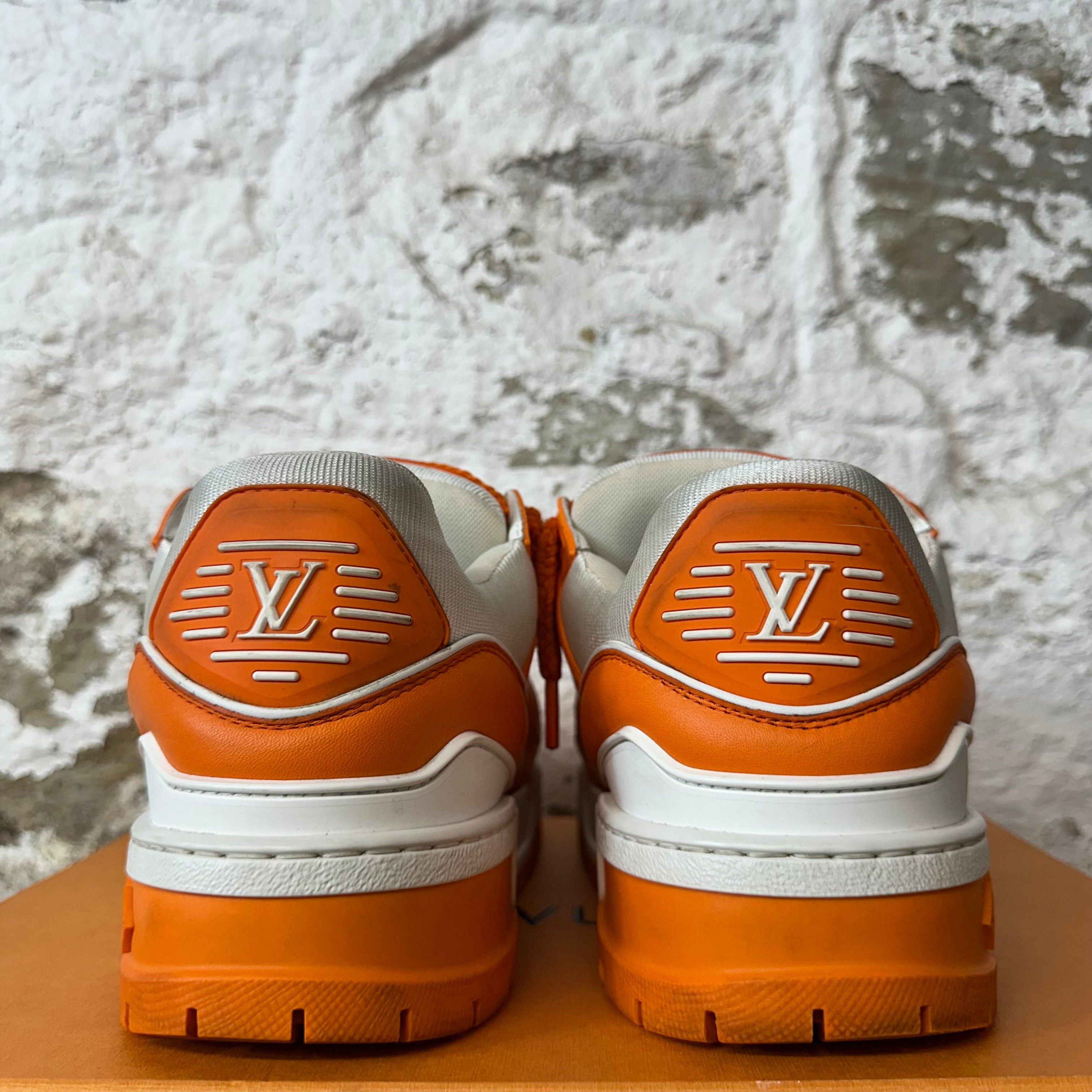 Louis Vuitton Louis Vuitton Orange White Maxi Trainer Sz 6.5 (5LV) Size US 6.5 / EU 39-40 - 5 Thumbnail