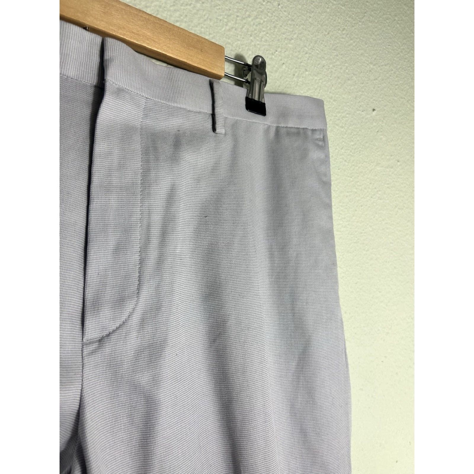 Banana Republic Banana Republic Dress Pants Men Slim Grey Flat Front 32x30 Modern Modern Slim Fit Casual Collegiate City Preppy Mens Size US 32 / EU 48 - 5 Thumbnail