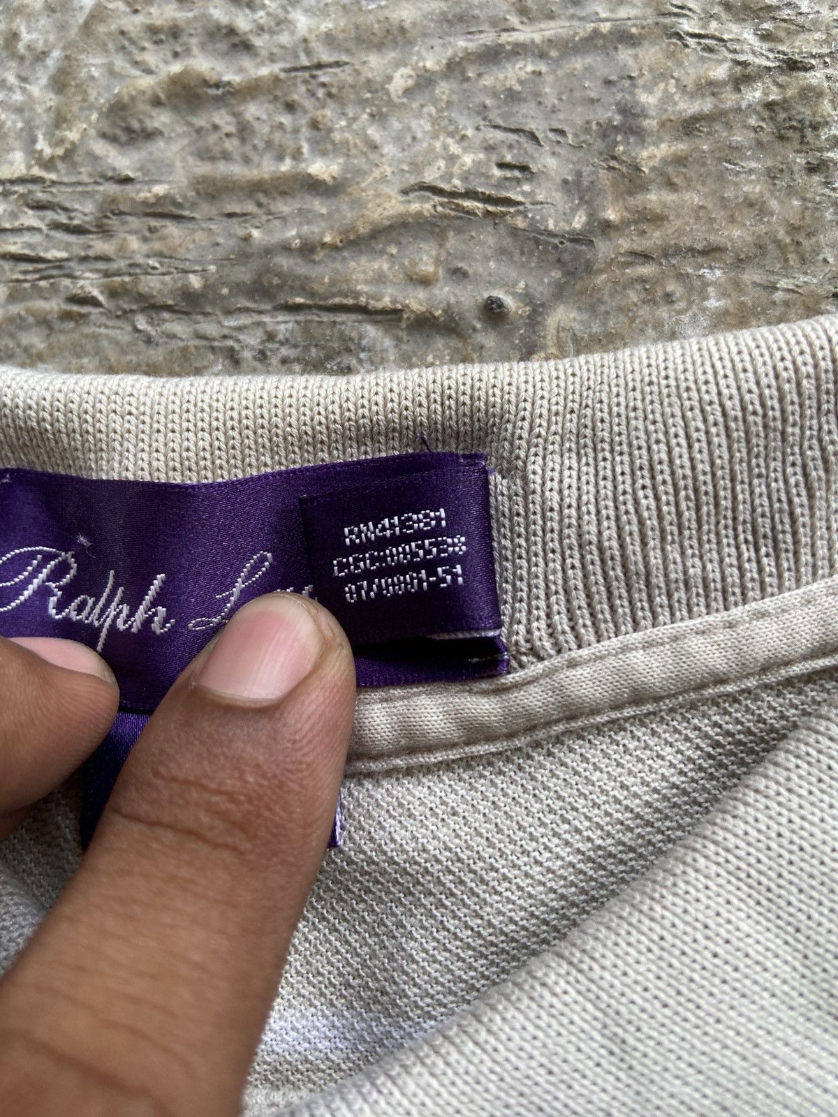 Ralph Lauren Purple Label Ralph Lauren Purple Label - Stripe Boxy Polo Shirt Size US L / EU 52-54 / 3 - 5 Thumbnail