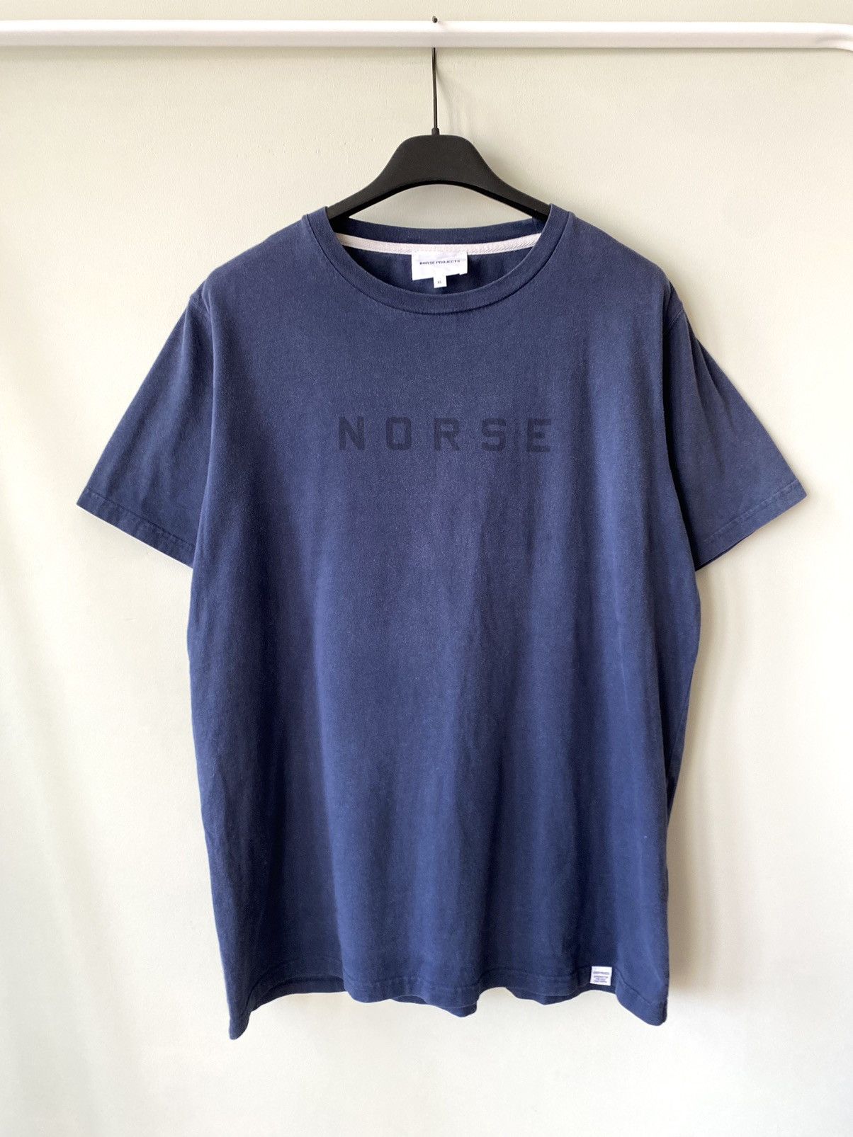 Norse Projects Norse Projects Niels Standard Logo t shirt | Grailed, image size:1204x1606