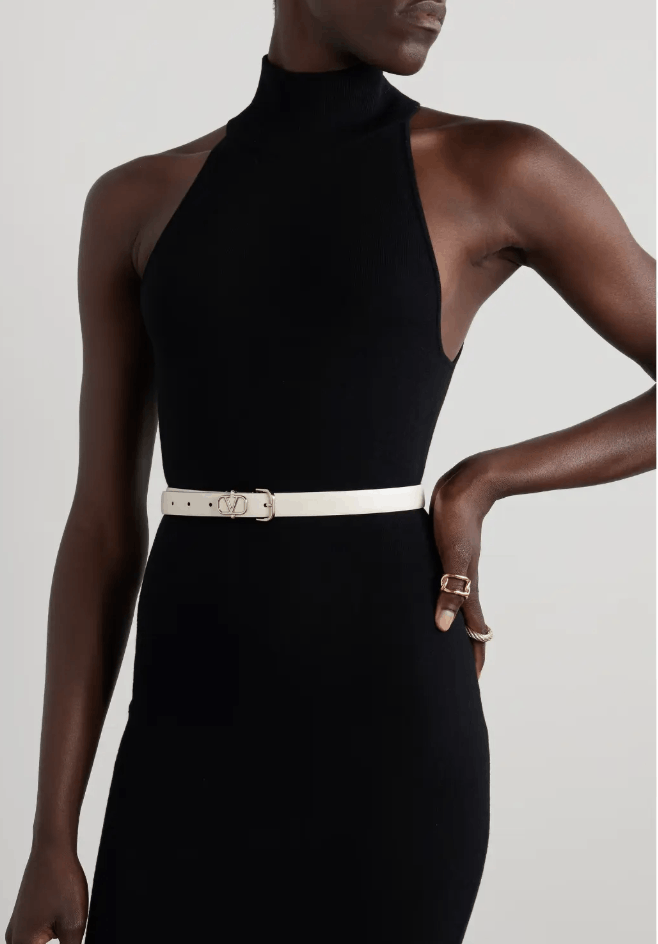 Valentino (Size EU 75) Valentino Garavani VCHAIN leather waist belt Size ONE SIZE - 3 Thumbnail
