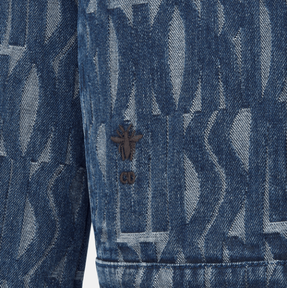 Dior o1w1db11225 452V11 Denim Jacket in Blue Size XL / US 12-14 / IT 48-50 - 3 Thumbnail